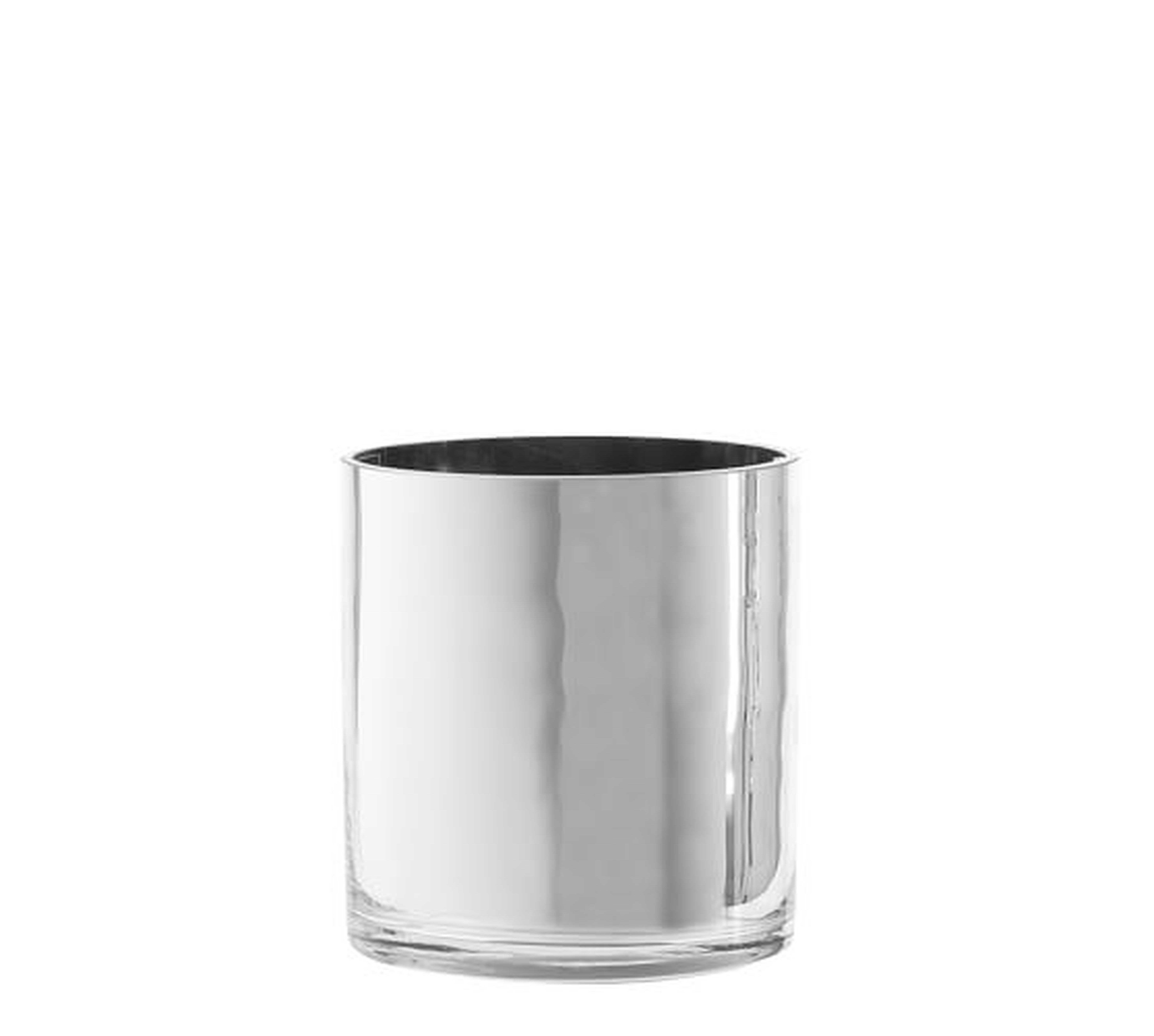 Silver Monroe Vase - Small - Pottery Barn
