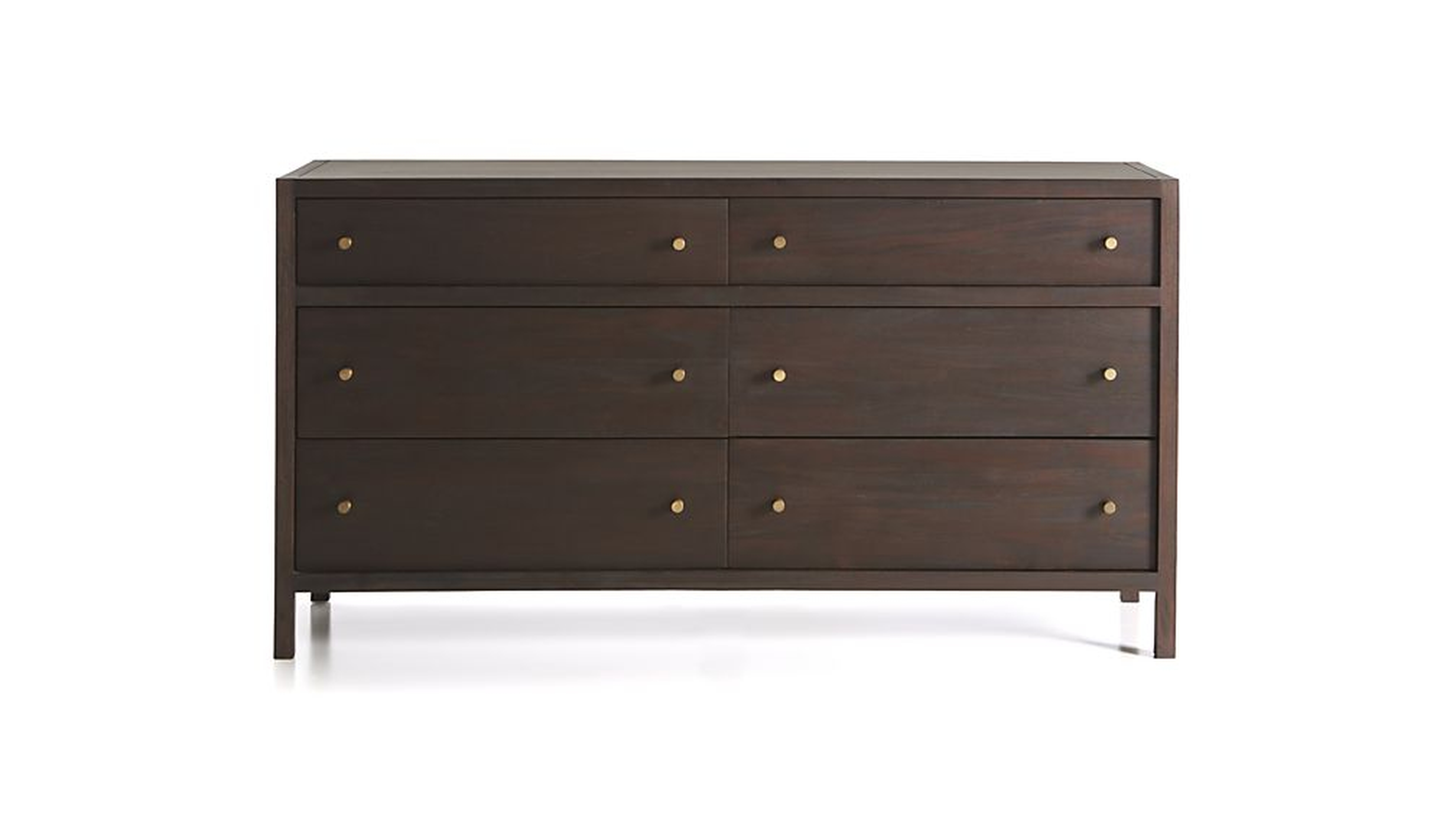 Keane 6-Drawer Solid Wood Dresser - Crate and Barrel