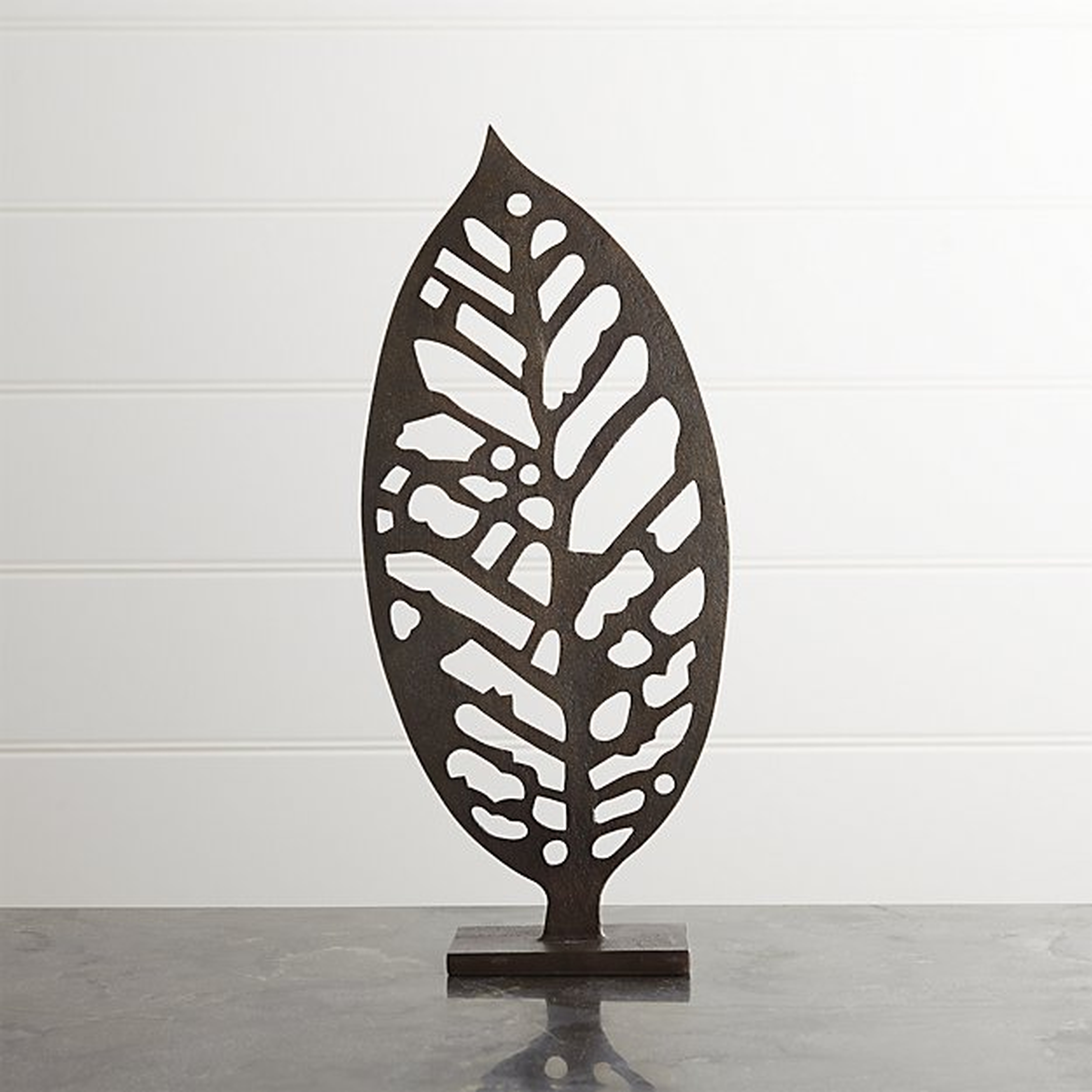 Beech Leaf On Stand - Crate and Barrel