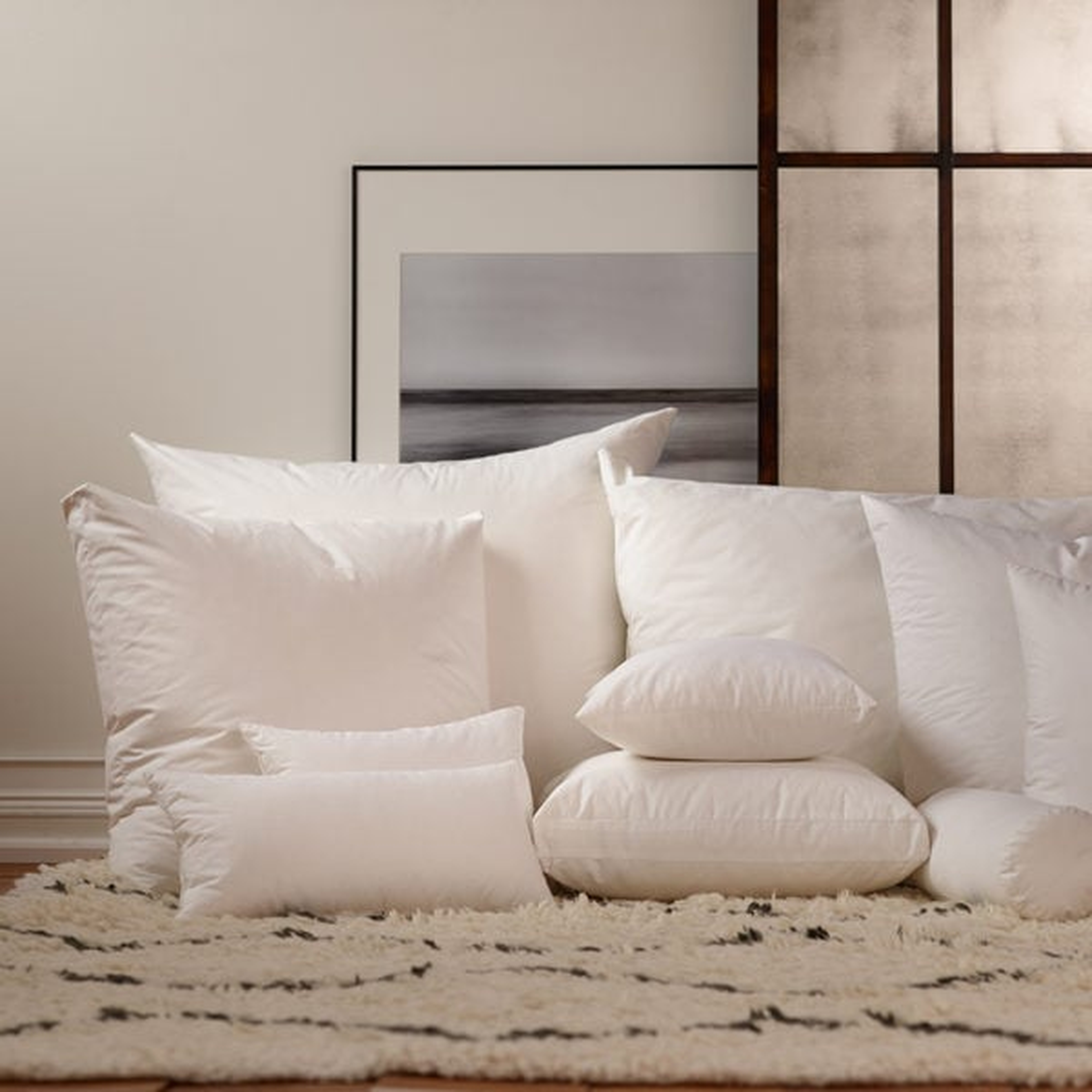 Havenly Recommended Basic: Down Pillow Insert - 22" x 22" - Noble Feather Co.