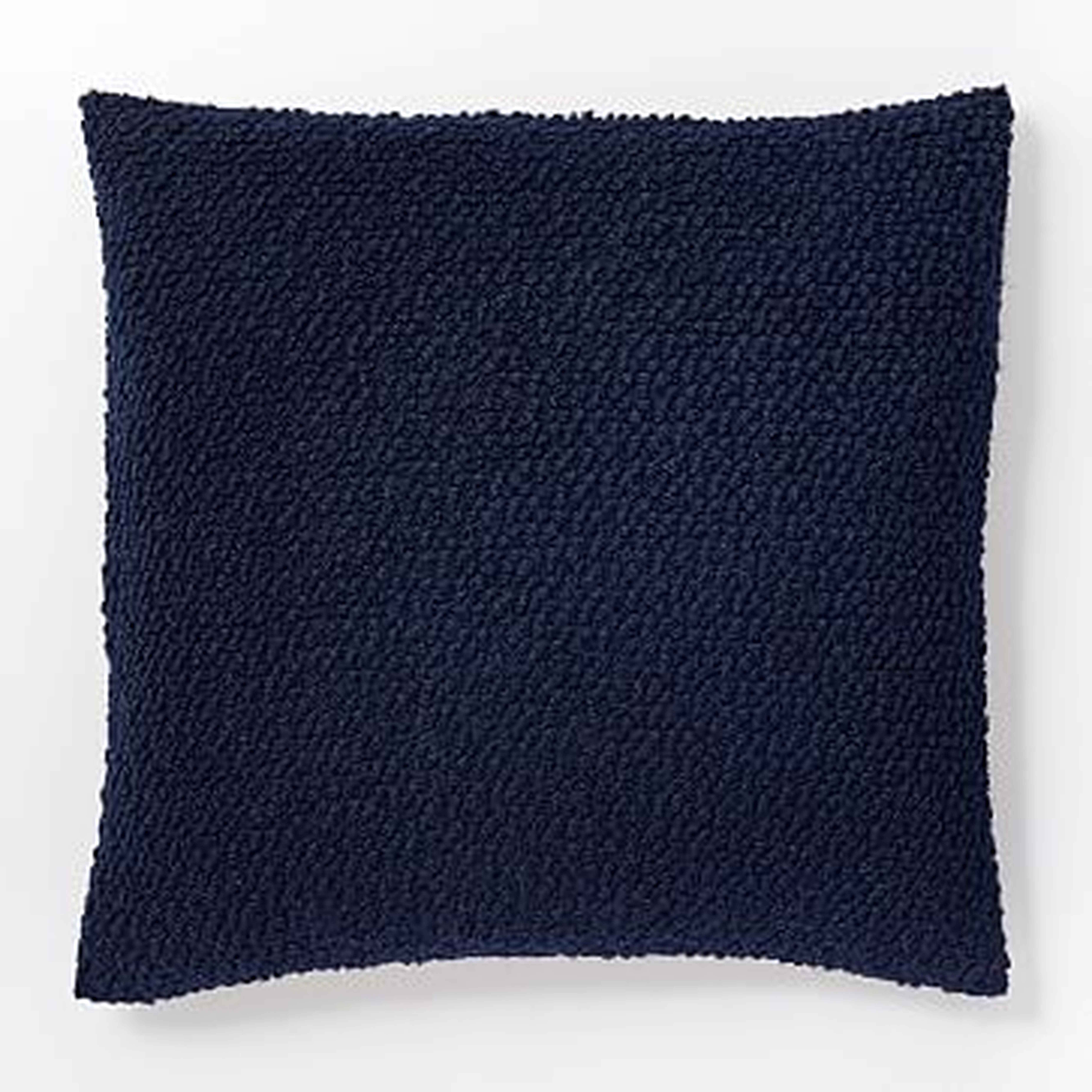 Cozy Boucle Pillow Cover, 18"x18", Nightshade - West Elm