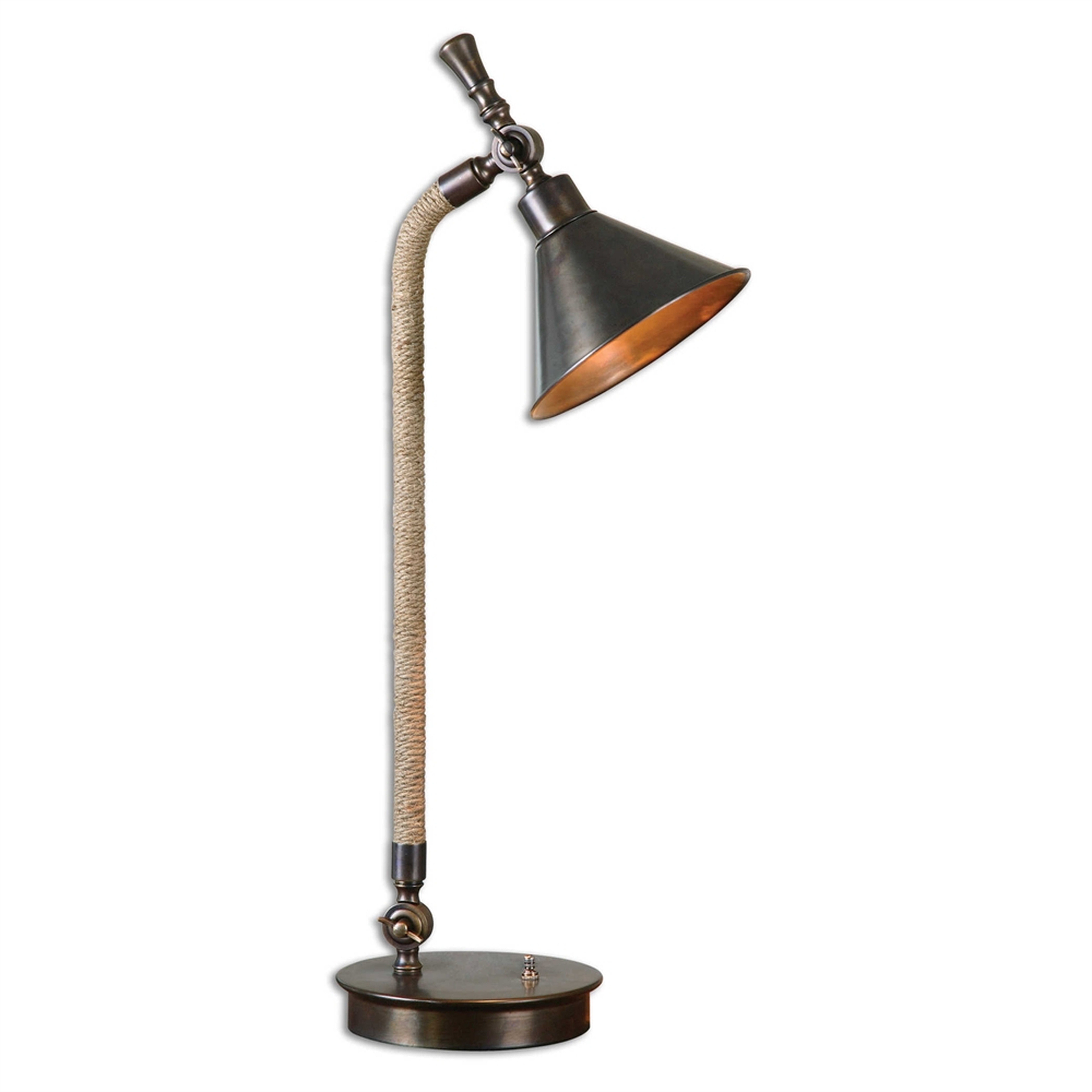 Duvall Task Lamp, Bronze - Hudsonhill Foundry