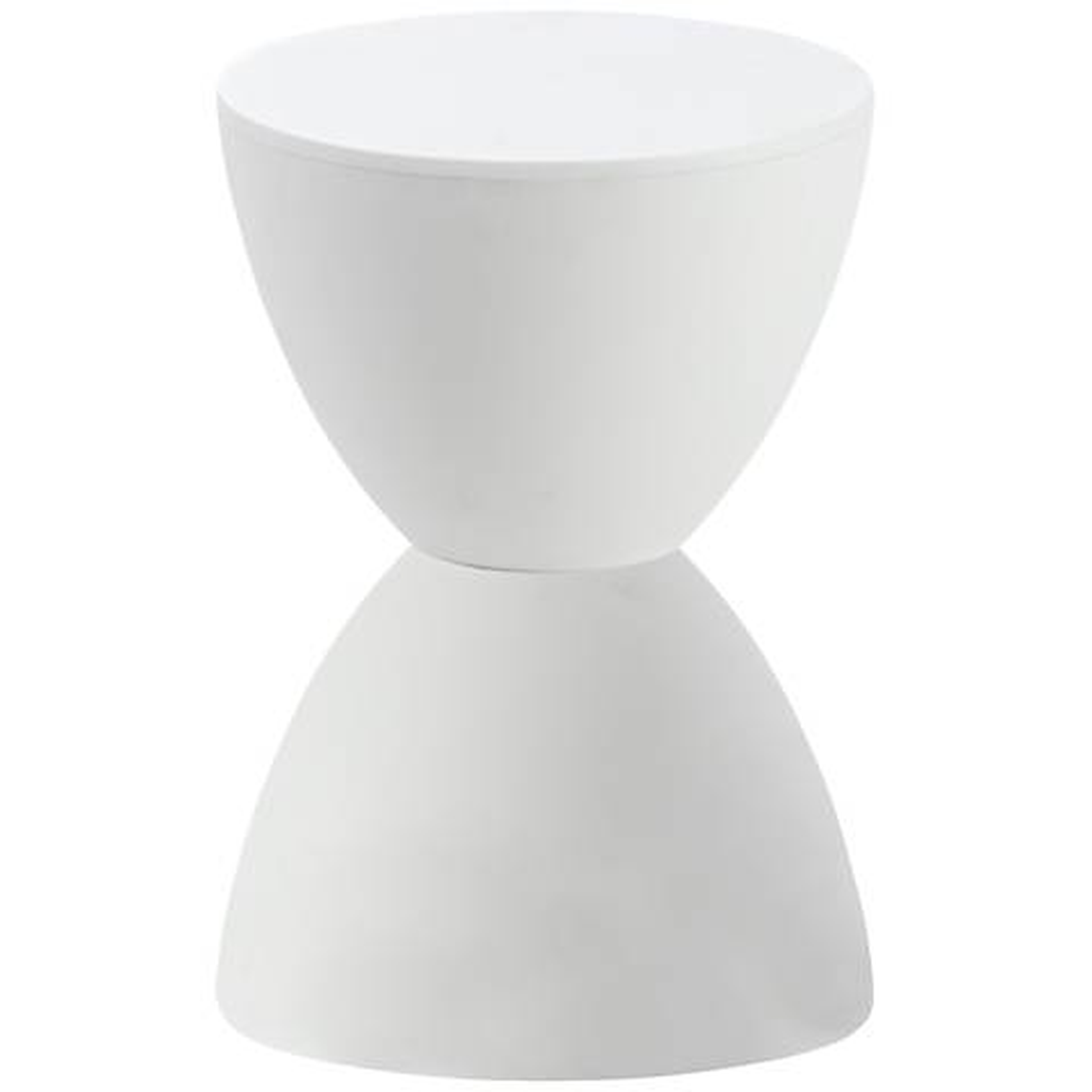 Sallie Contemporary Accent Table white - Lamps Plus