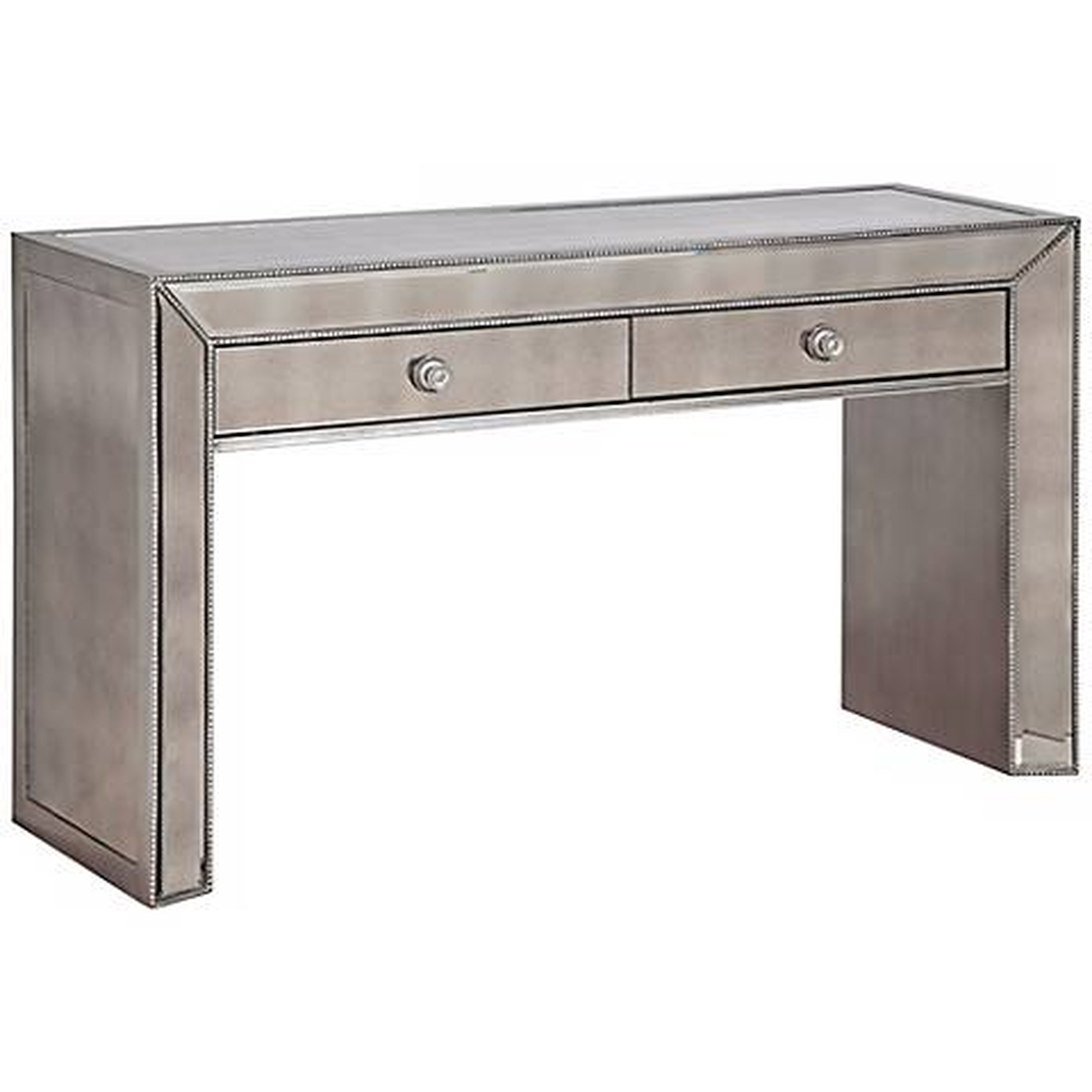 Murano Mirrored Console Table silver - Lamps Plus