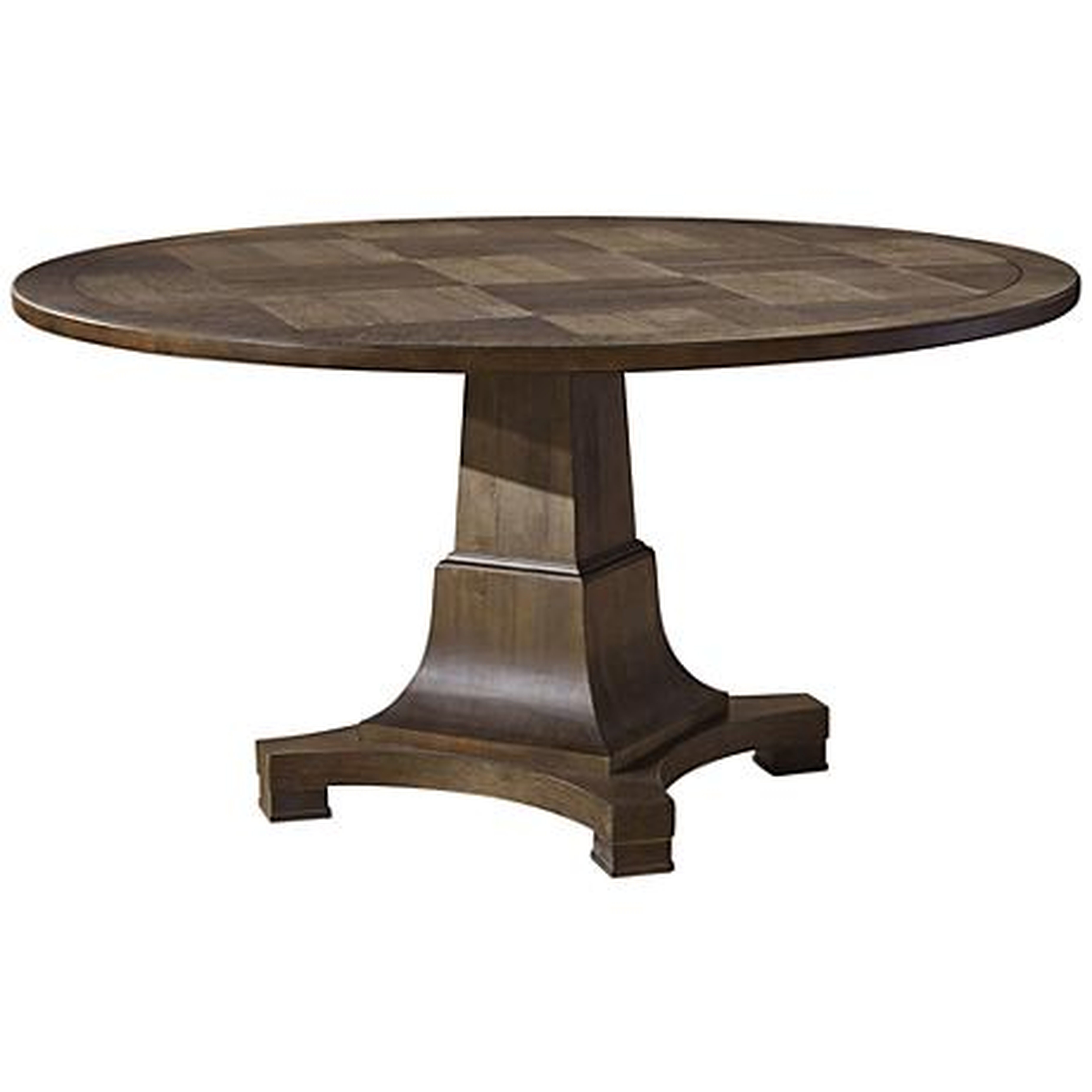 Playlist Eyed Girl Wood Round Dining Table brown - Lamps Plus