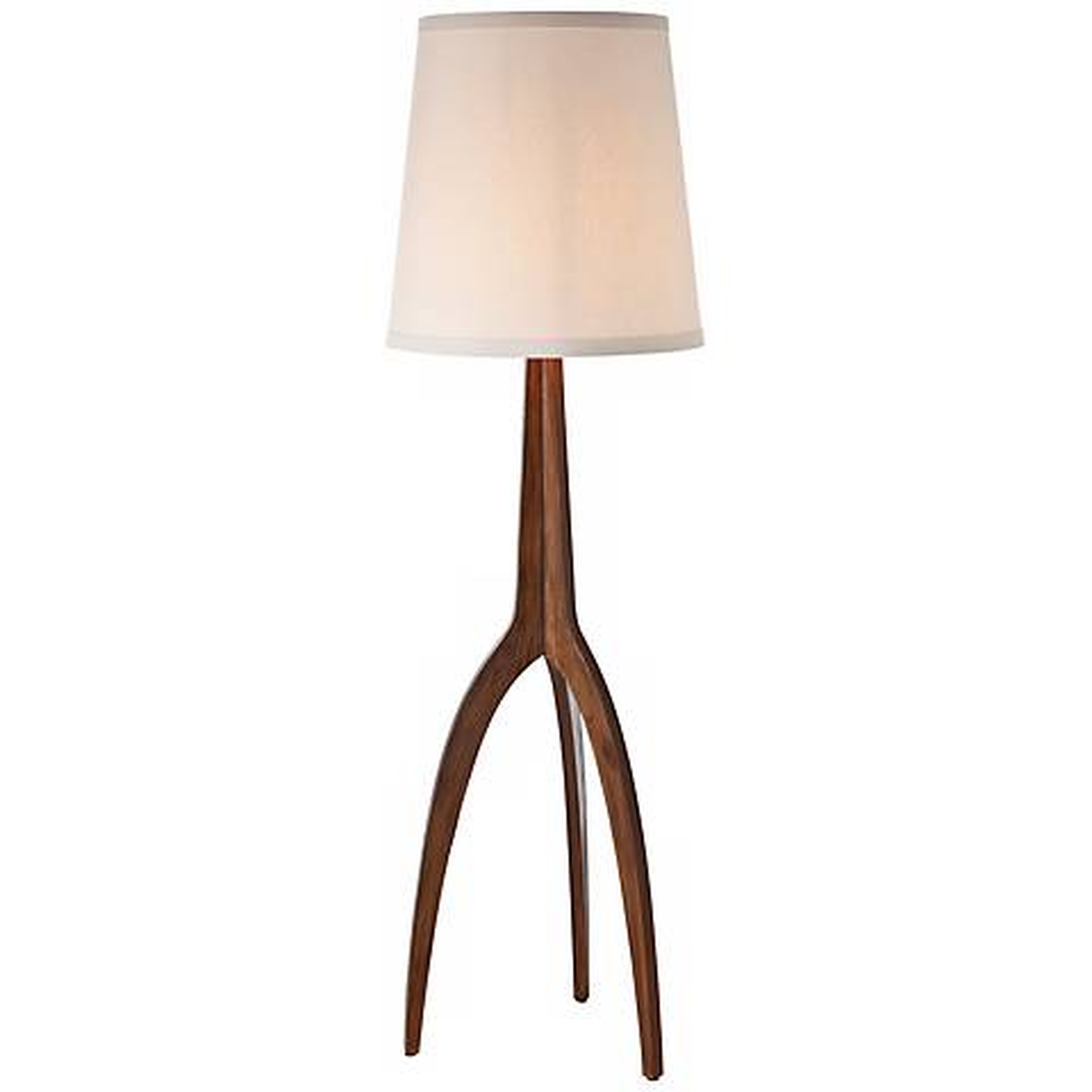 Arteriors Home Linden Tripod Wood Floor Lamp white - Lamps Plus