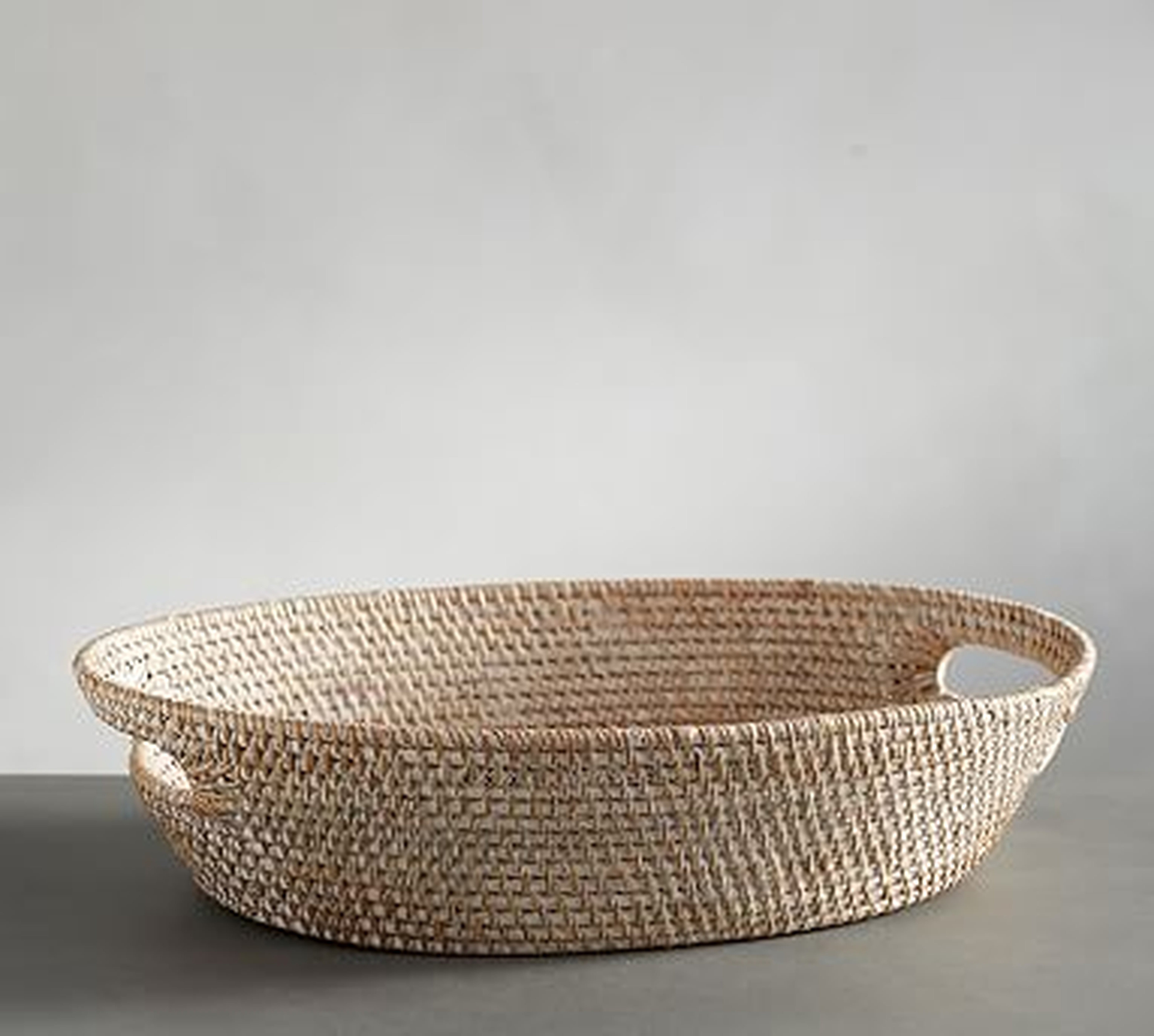 Tava Oval Bread Basket, Light Natural - Pottery Barn