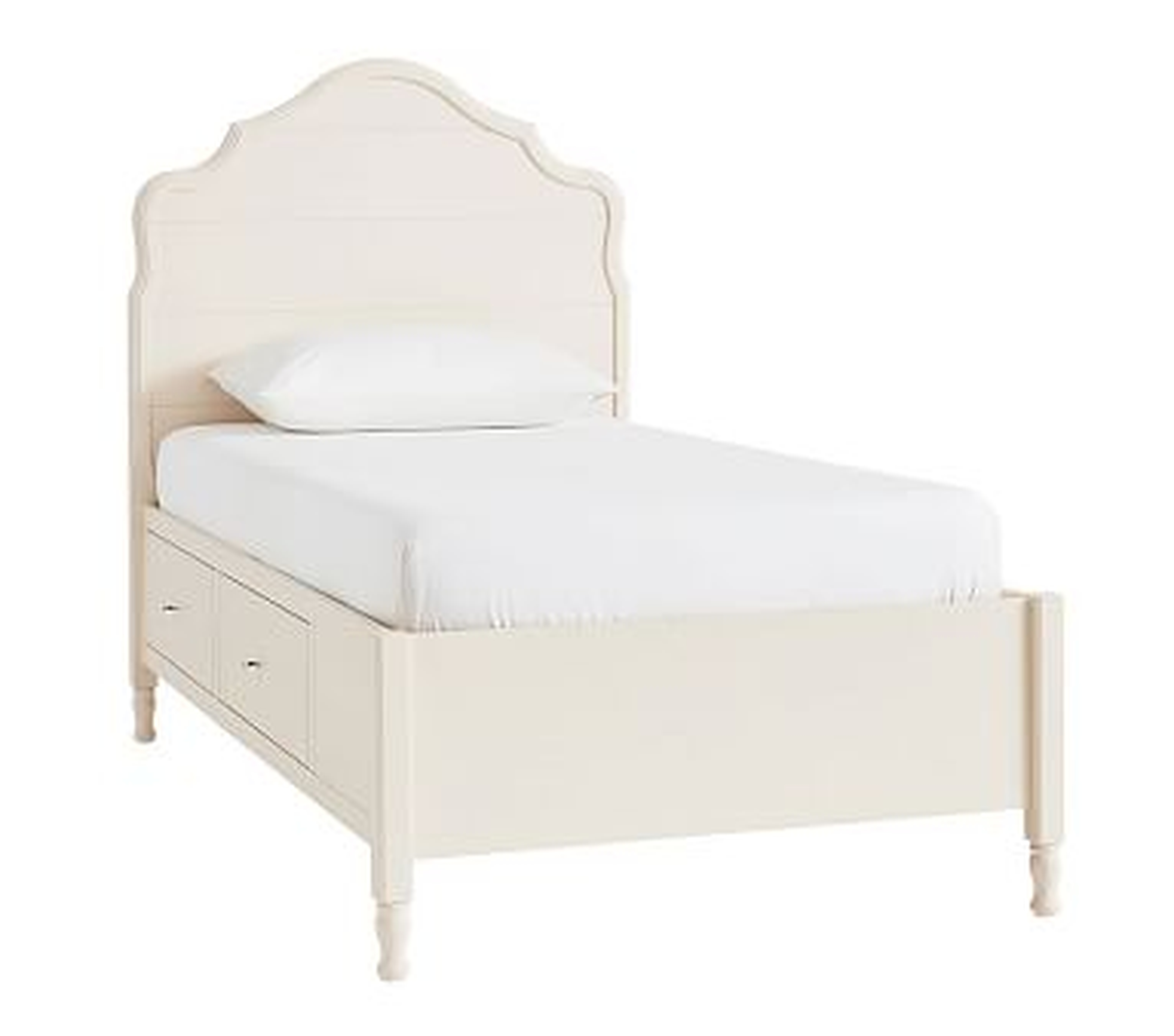 Juliette Storage Bed, Twin, Vintage Simply White - Pottery Barn Kids
