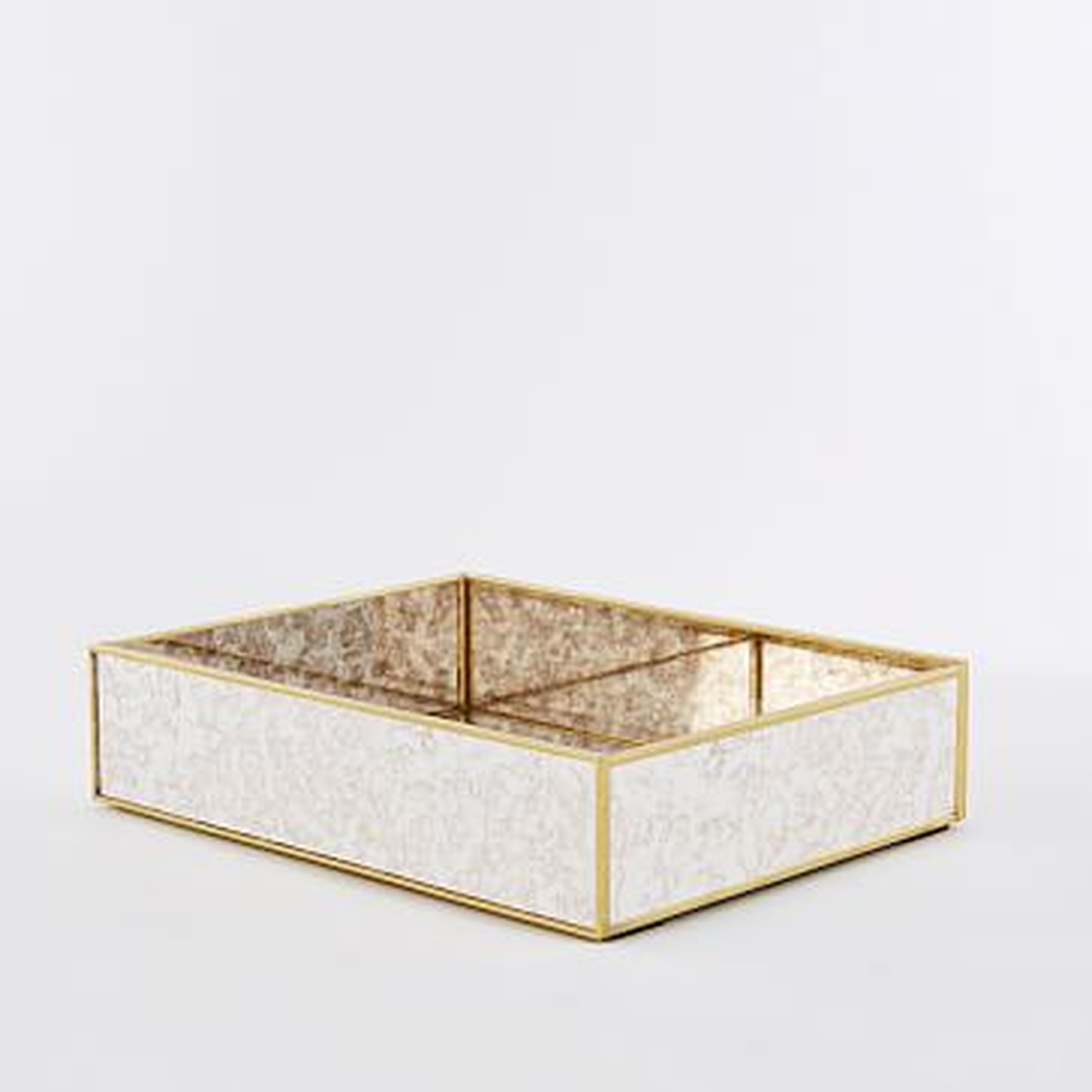 Foxed Mirror Large Tray - West Elm
