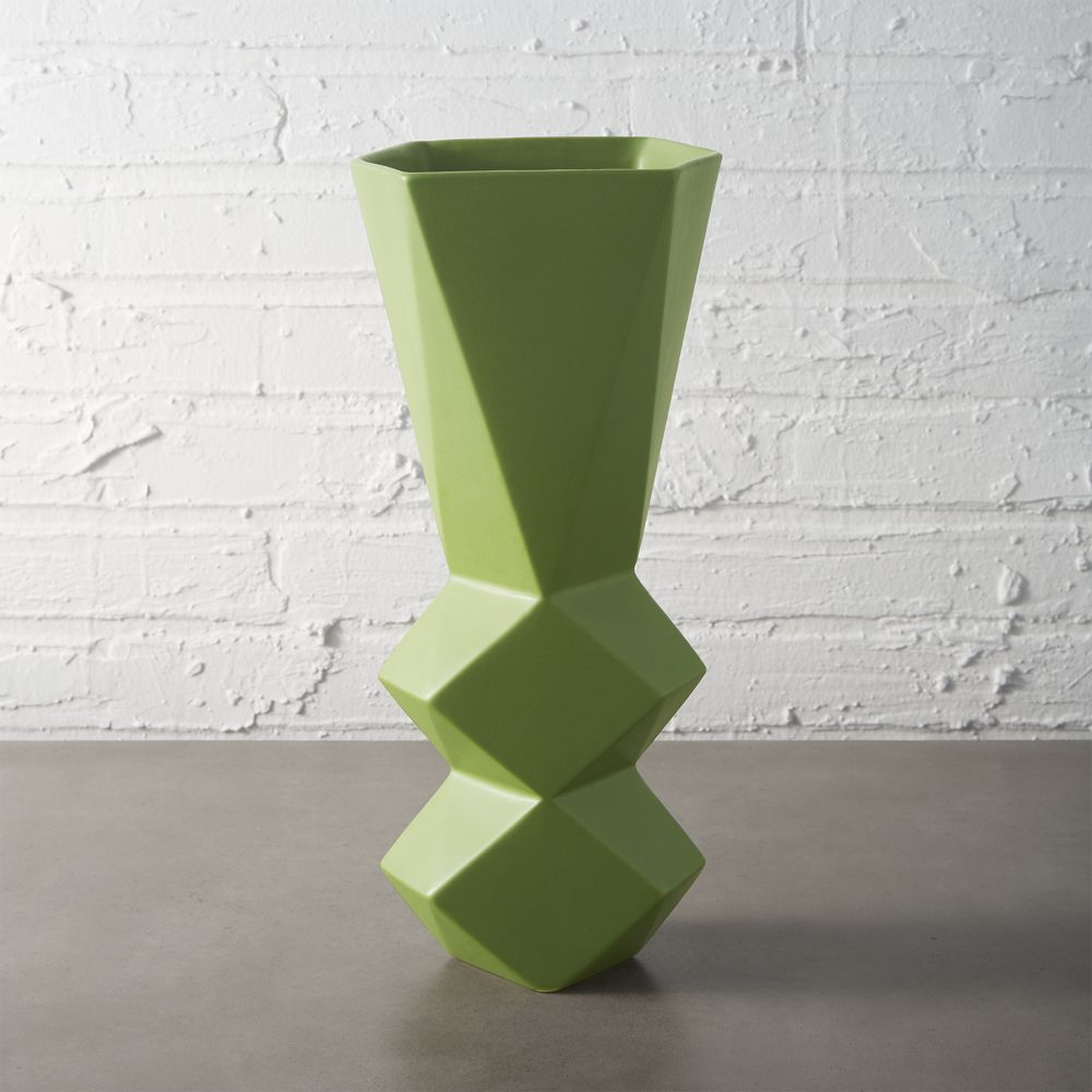 century green vase - CB2