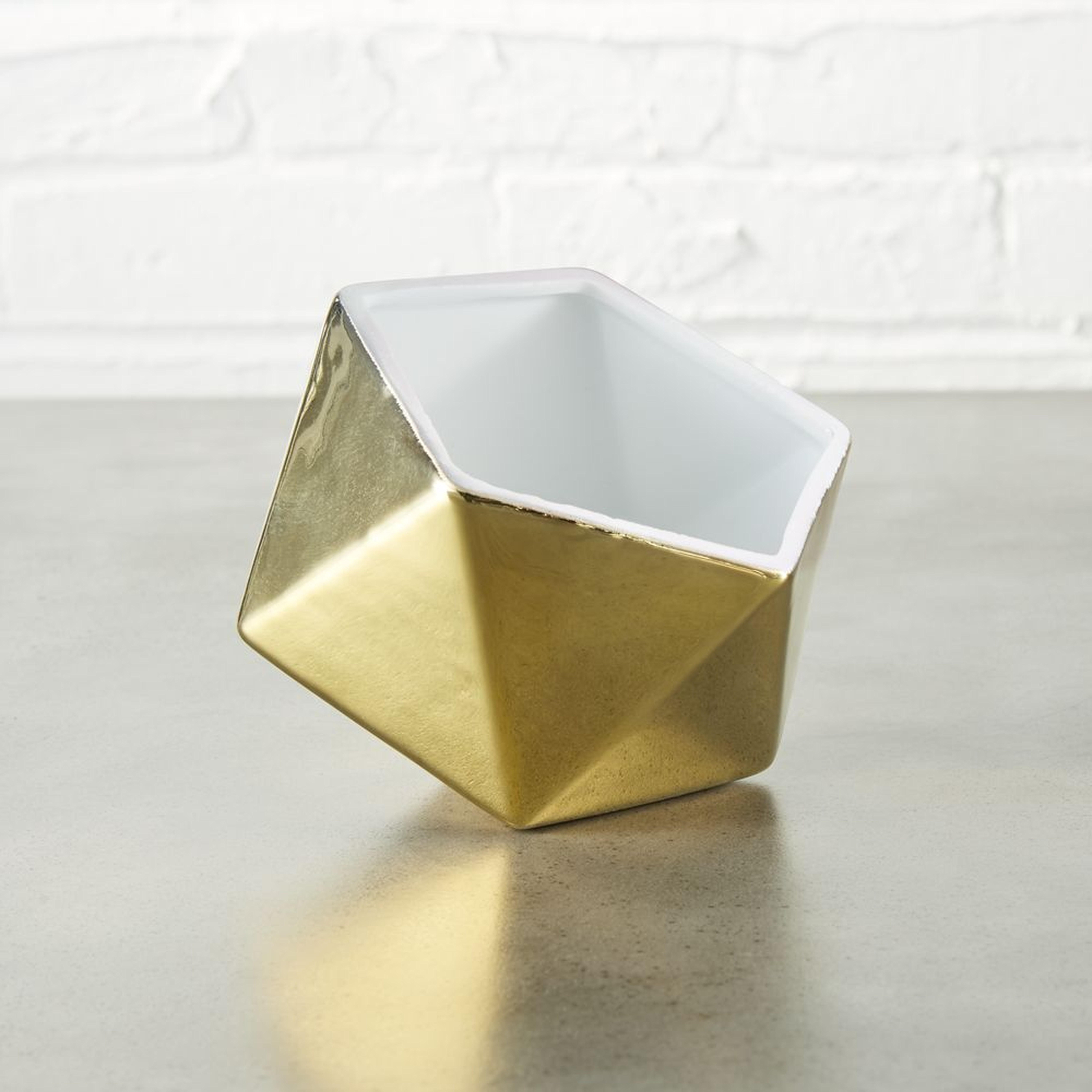 clarity gold bowl - CB2