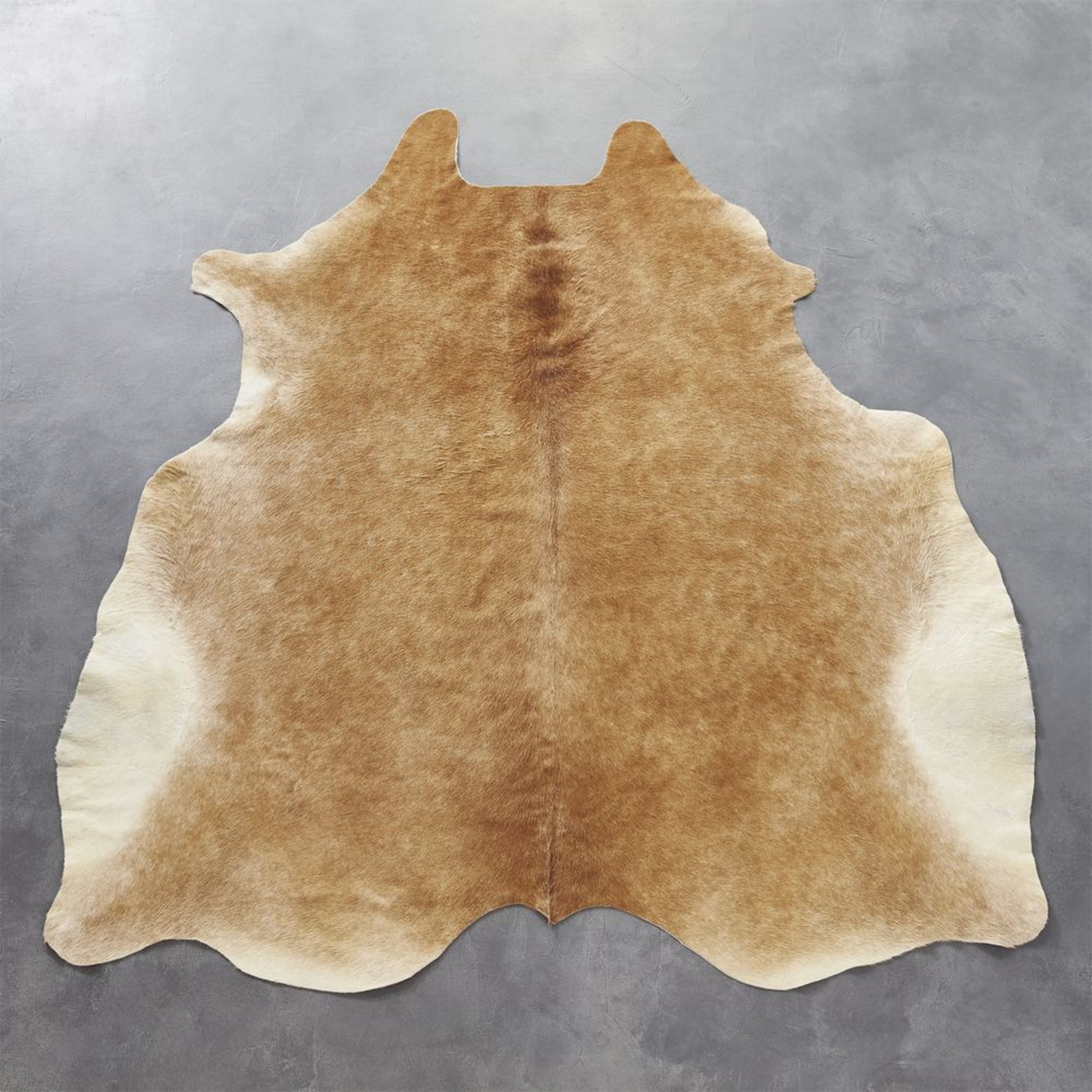 cowhide brown rug 5'x8' - CB2