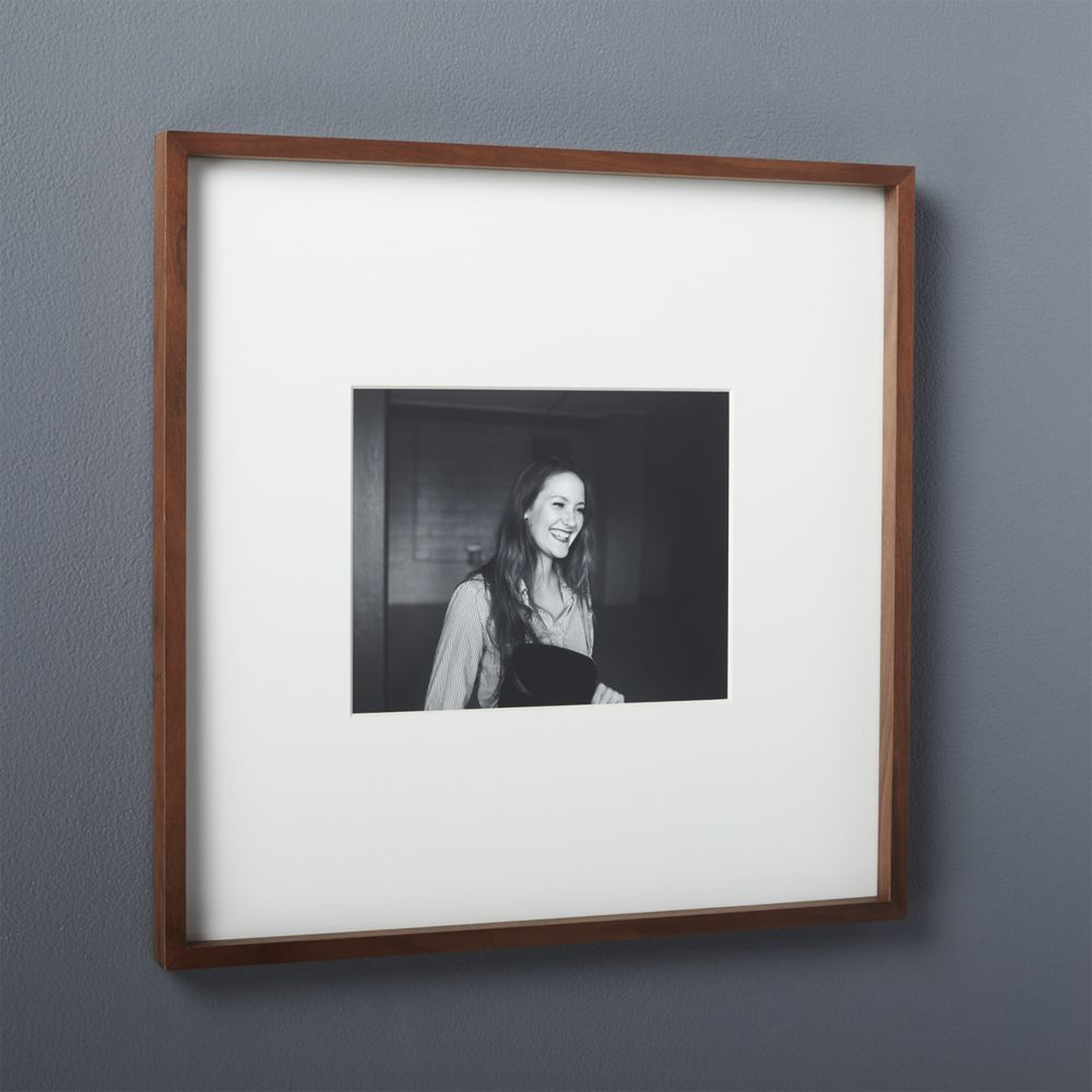 gallery walnut 8x10 picture frame - CB2