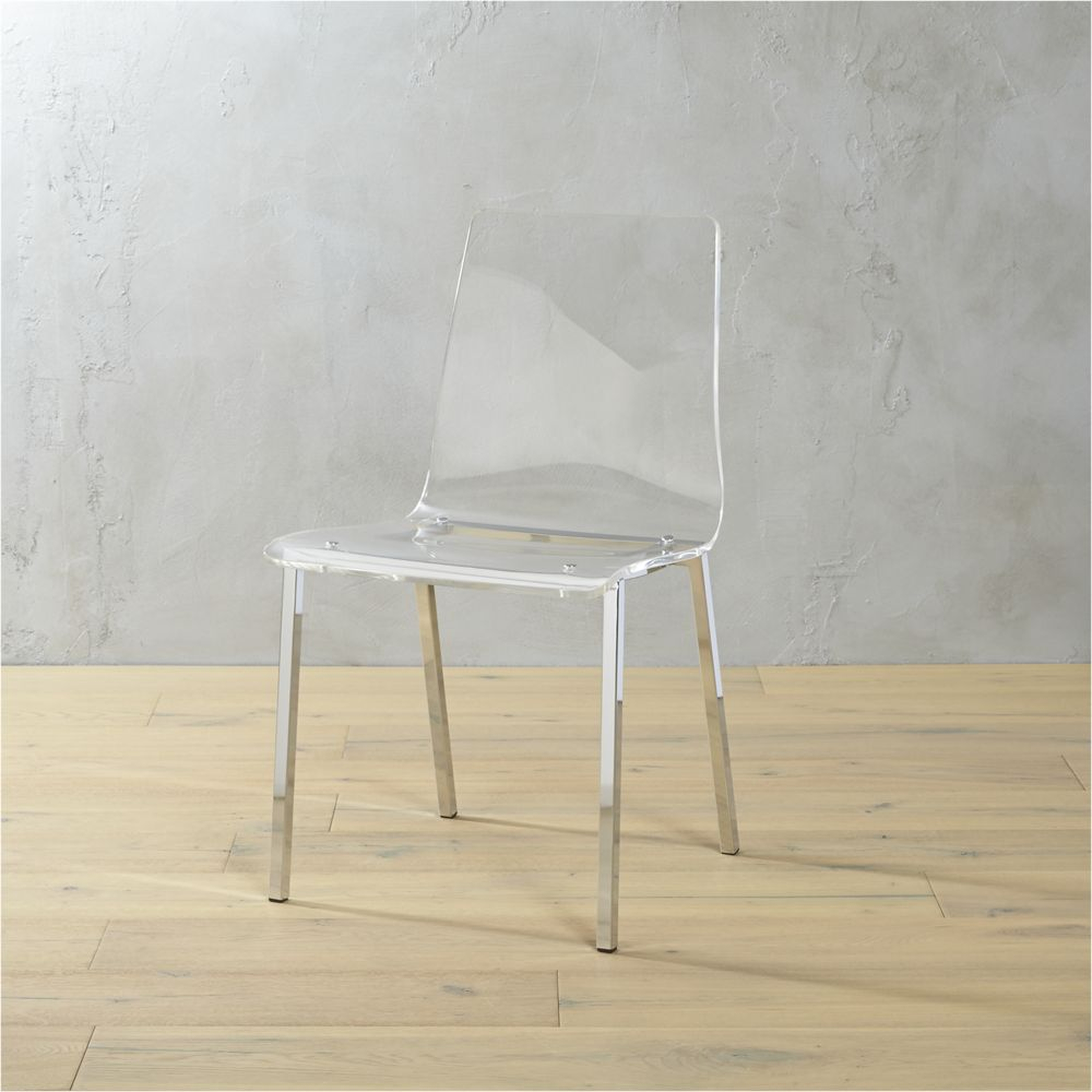 vapor acrylic chair - CB2