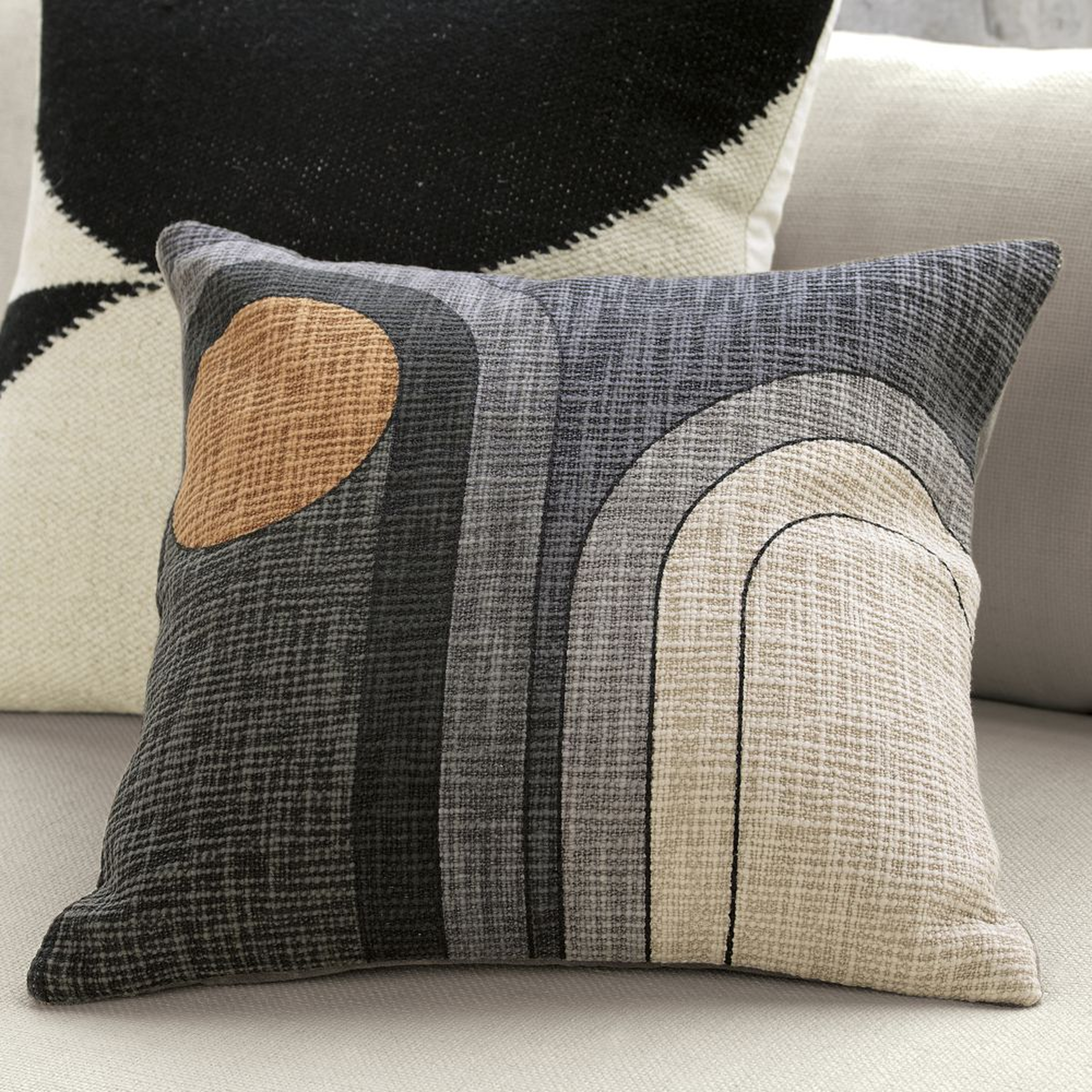 18" dream pillow with feather-down insert - CB2