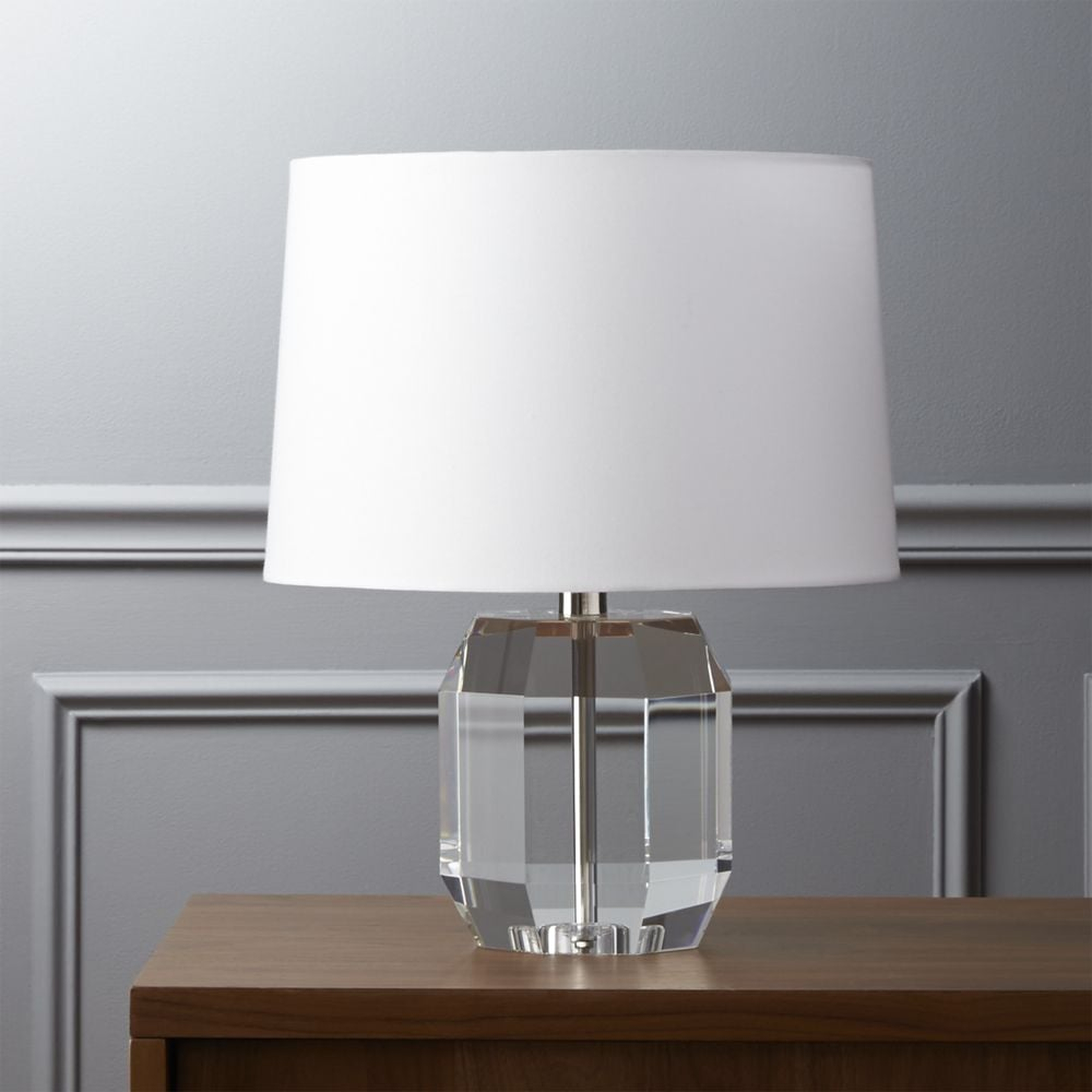 carat table lamp - CB2