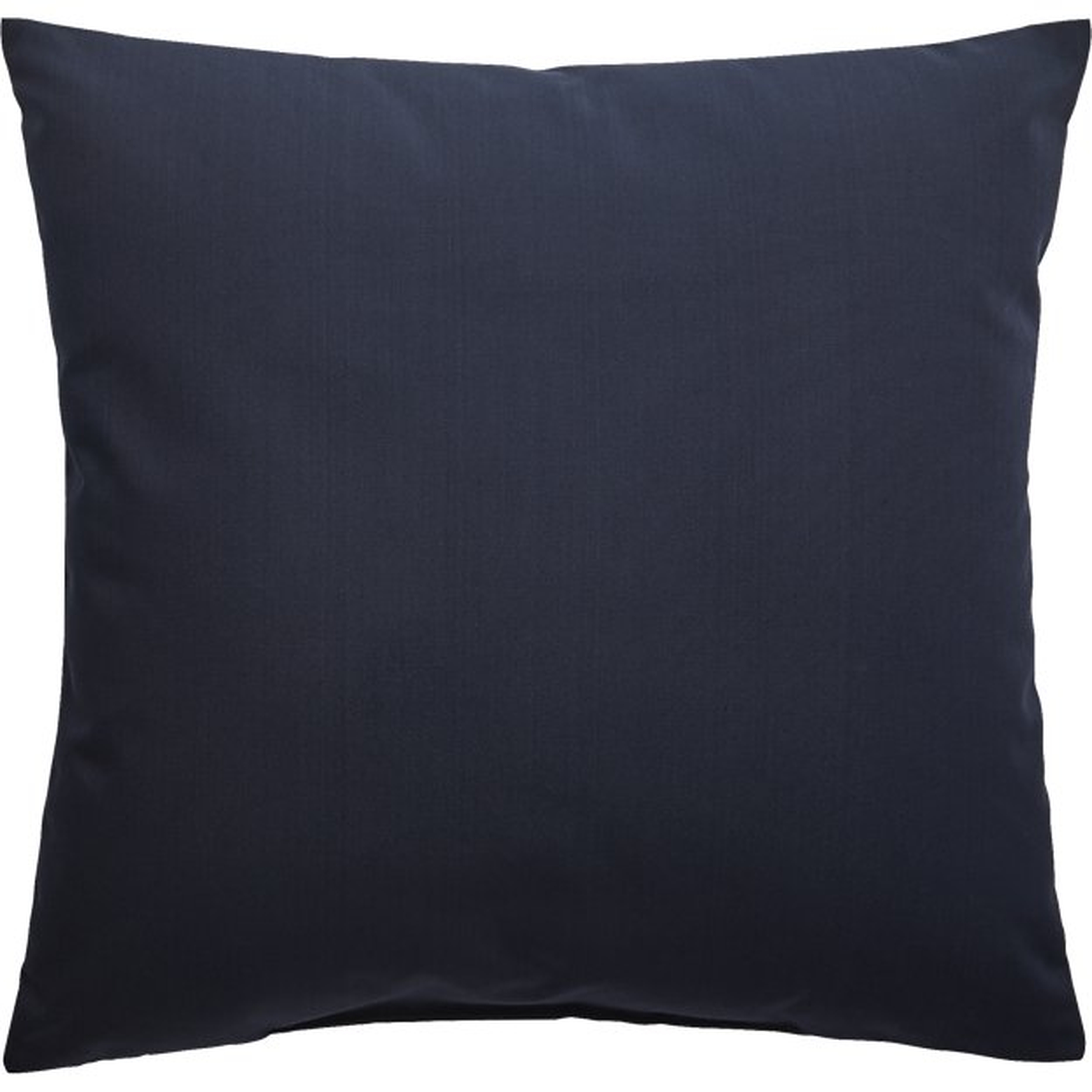 20" navy outdoor pillow - CB2