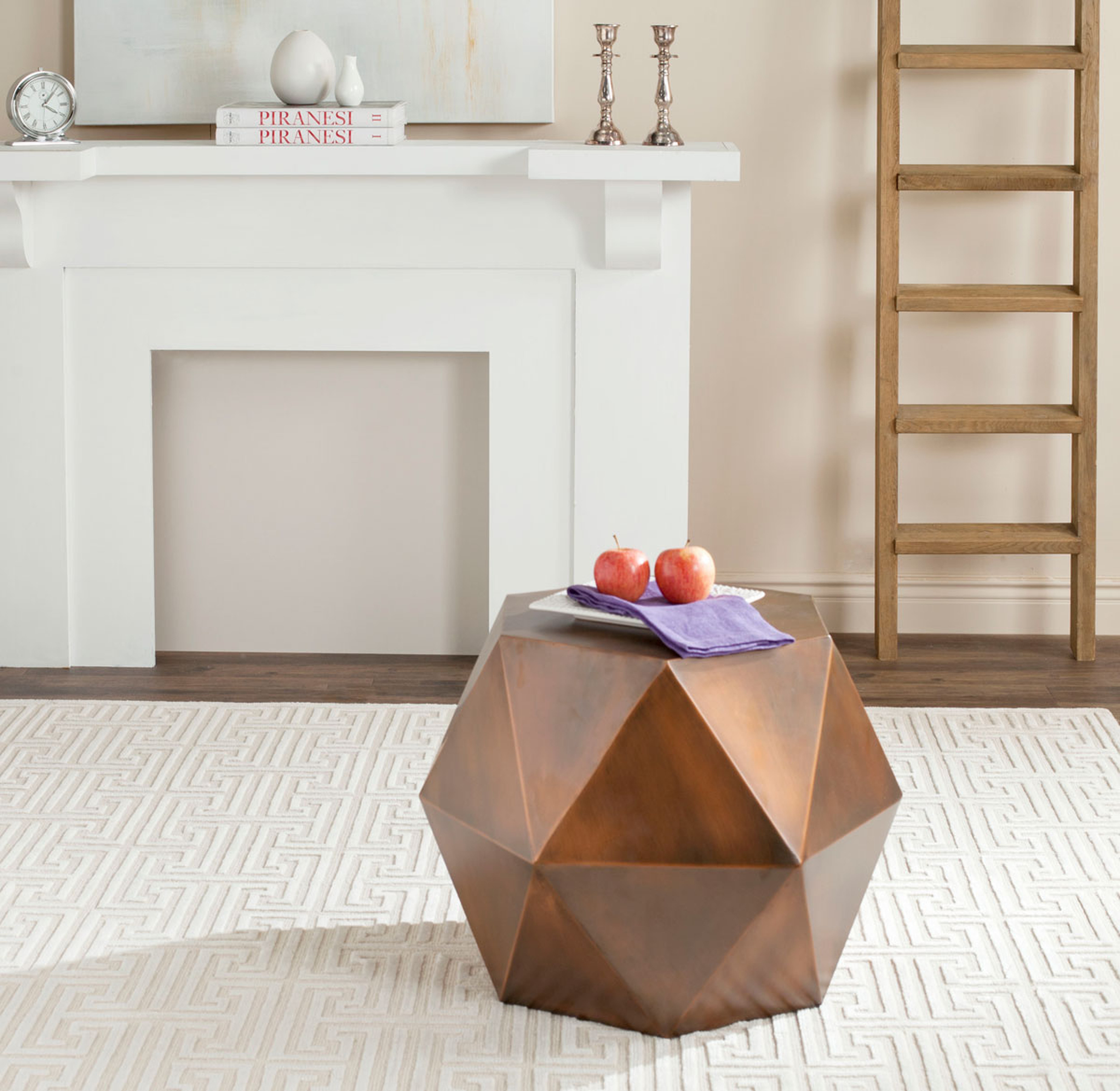 ASTRID FACETED ACCENT TABLE - Safavieh