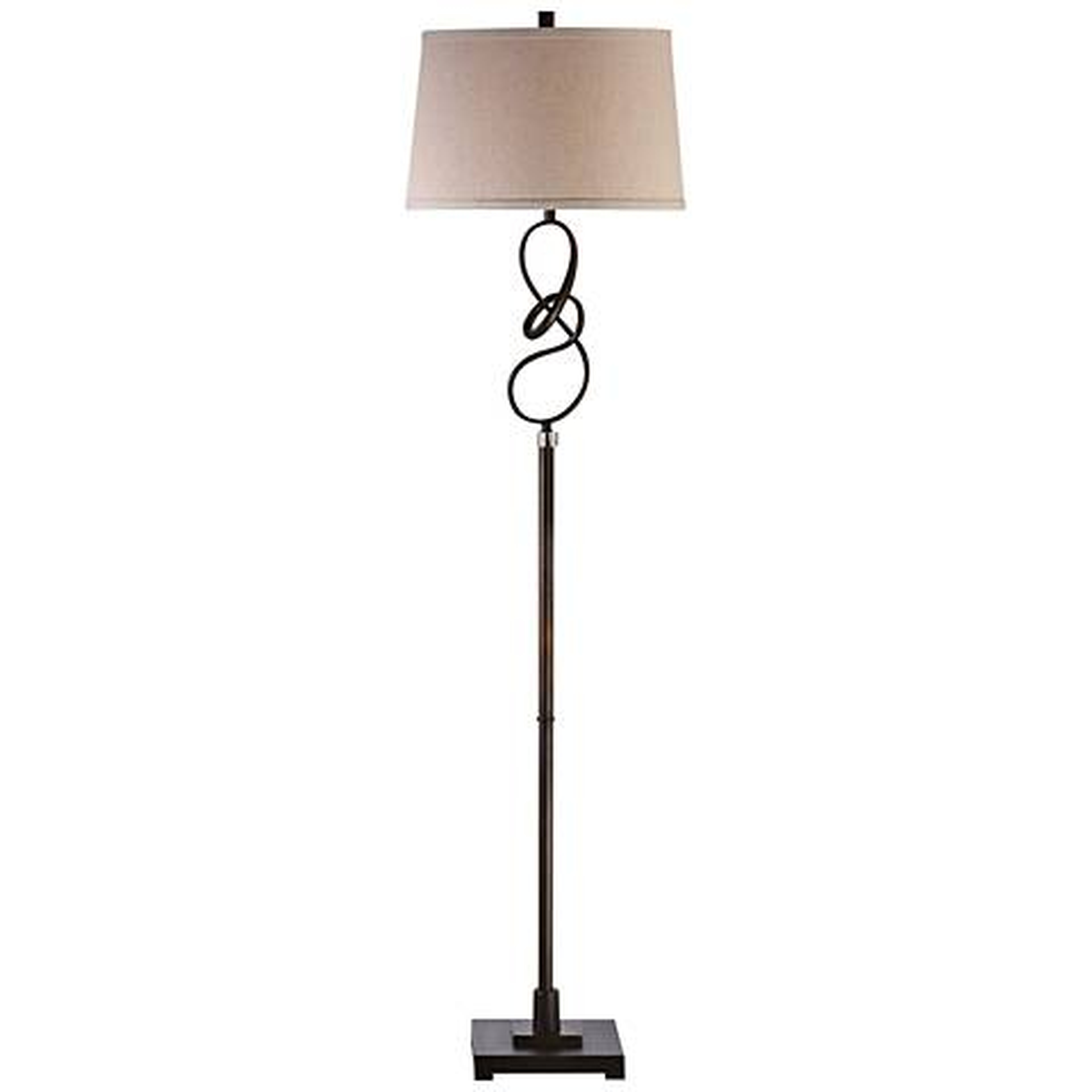 Uttermost Tenley Oil Rubbed Bronze Hand-Twisted Floor Lamp - Lamps Plus