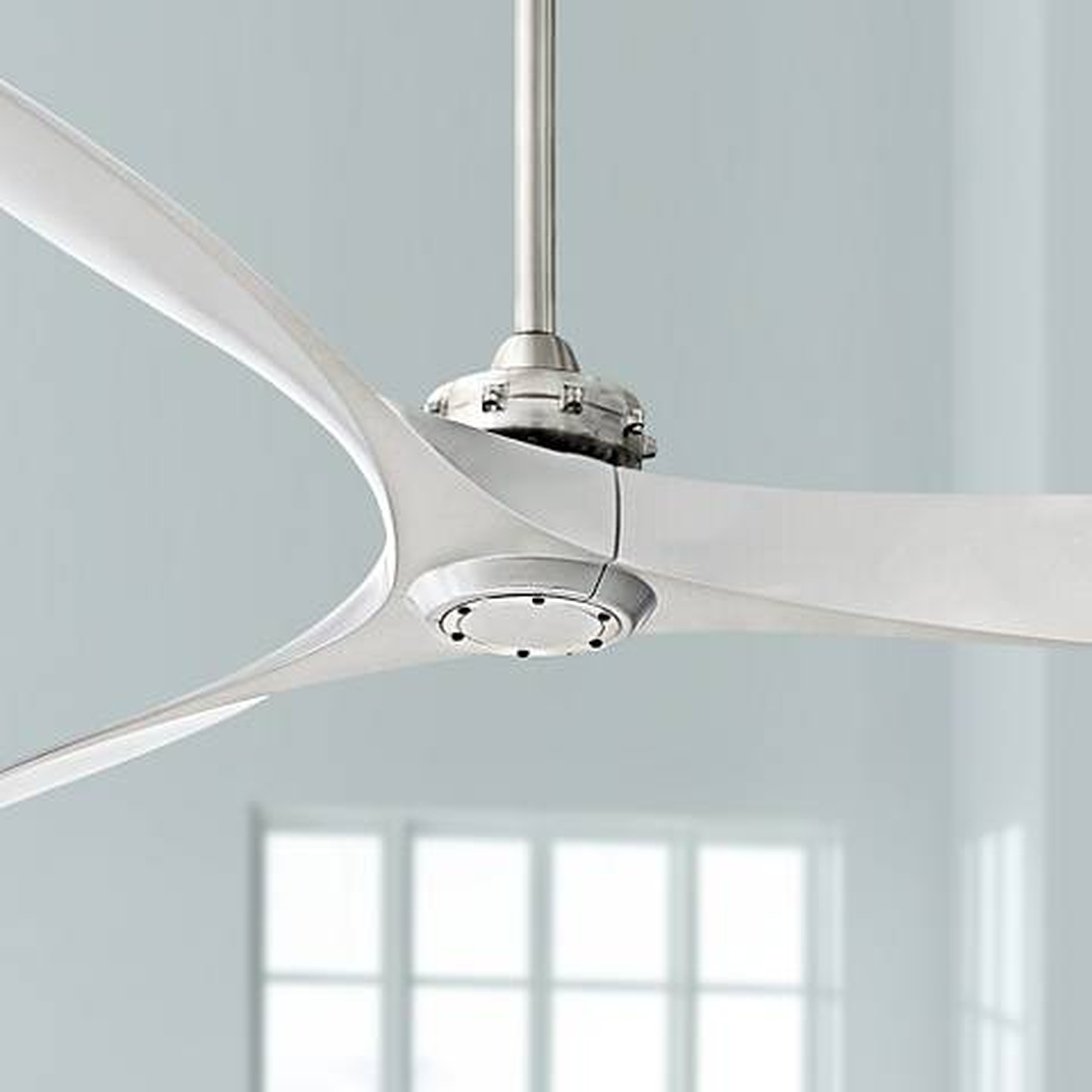 60" Minka Aire Aviation Brushed Nickel Ceiling Fan - Lamps Plus