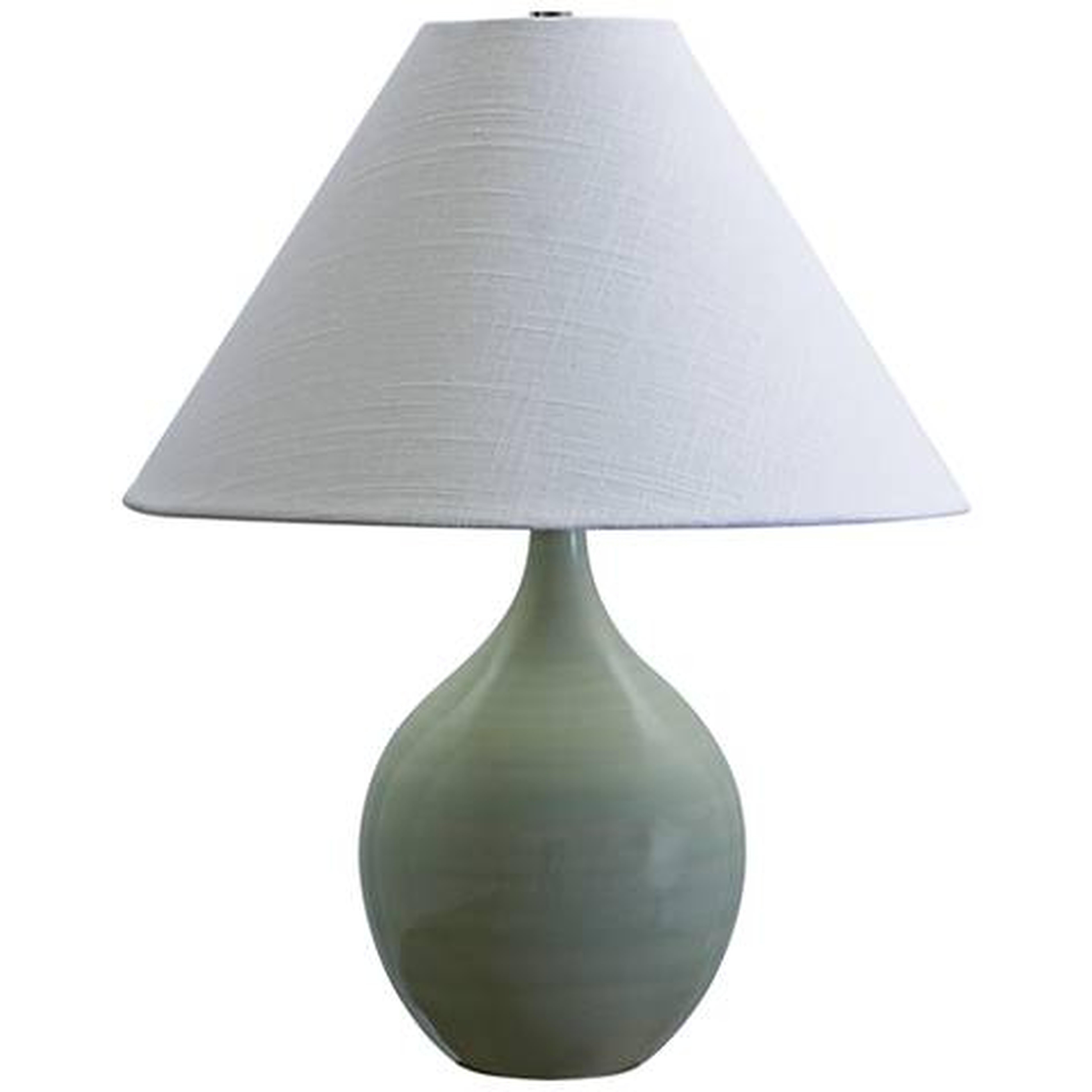 Scatchard Stoneware 19" High Celadon Green Table Lamp - Lamps Plus