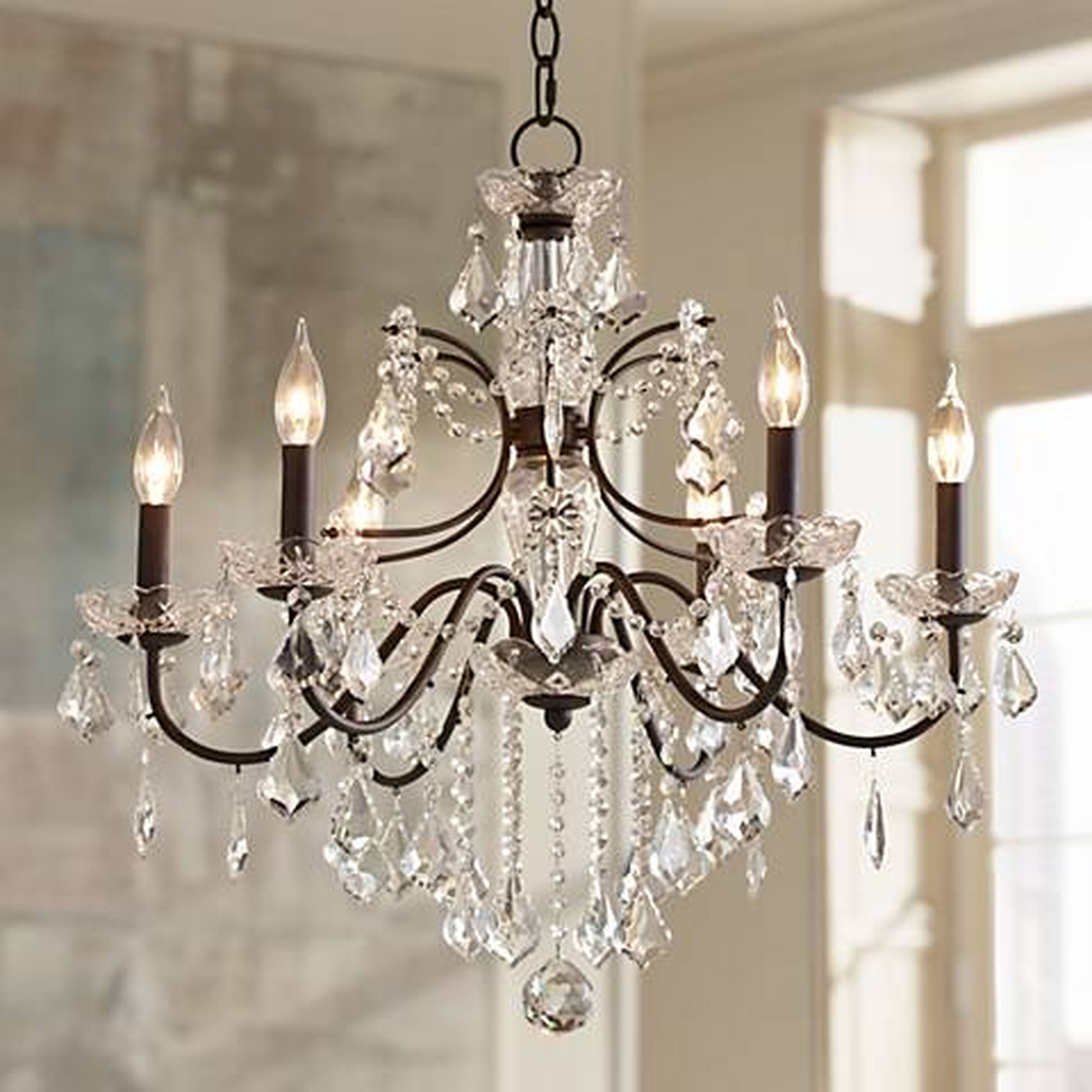 Beverly 26" Wide Crystal Chandelier - Lamps Plus