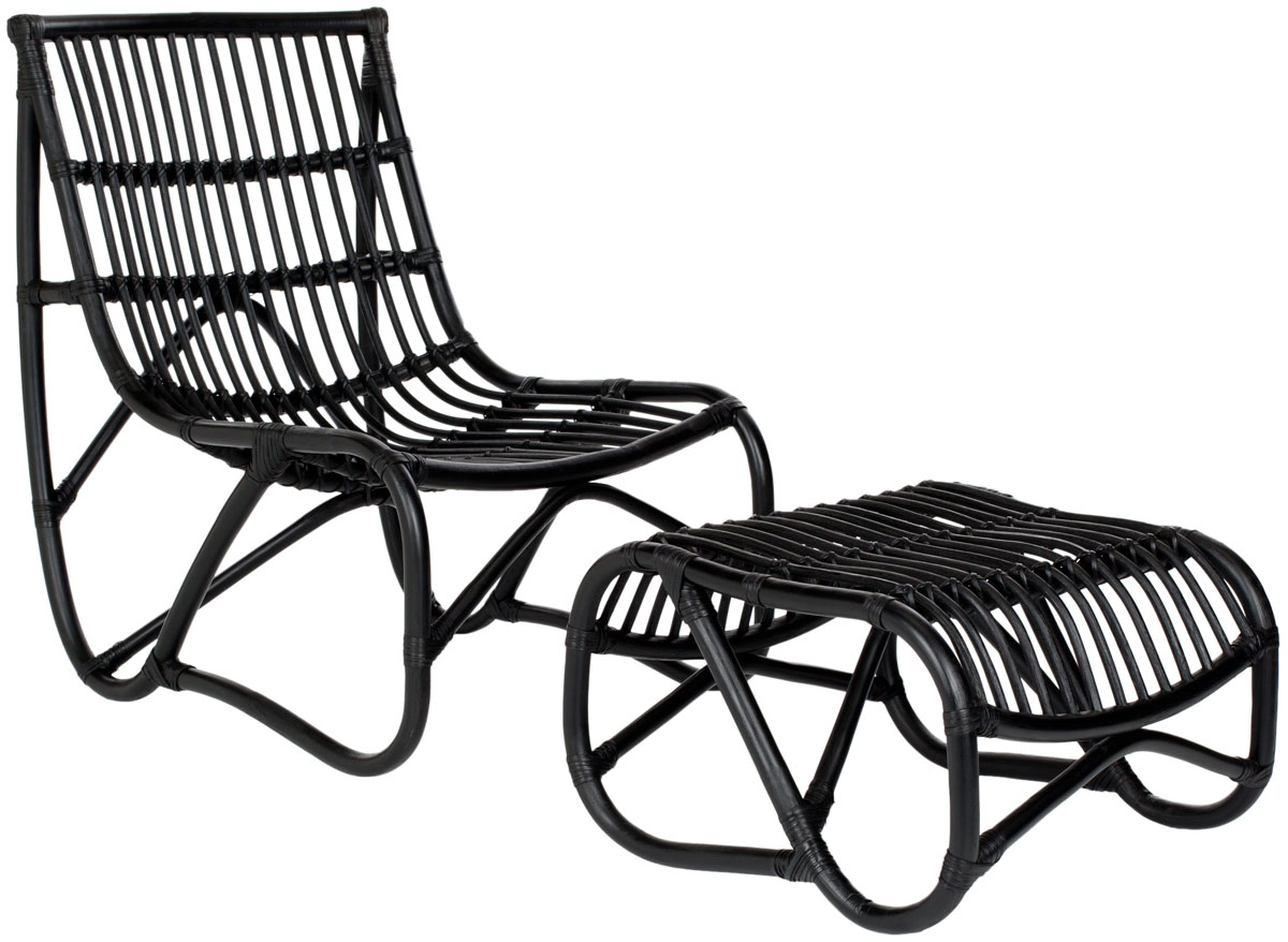 Laholm Chair & Ottoman Set - Haldin