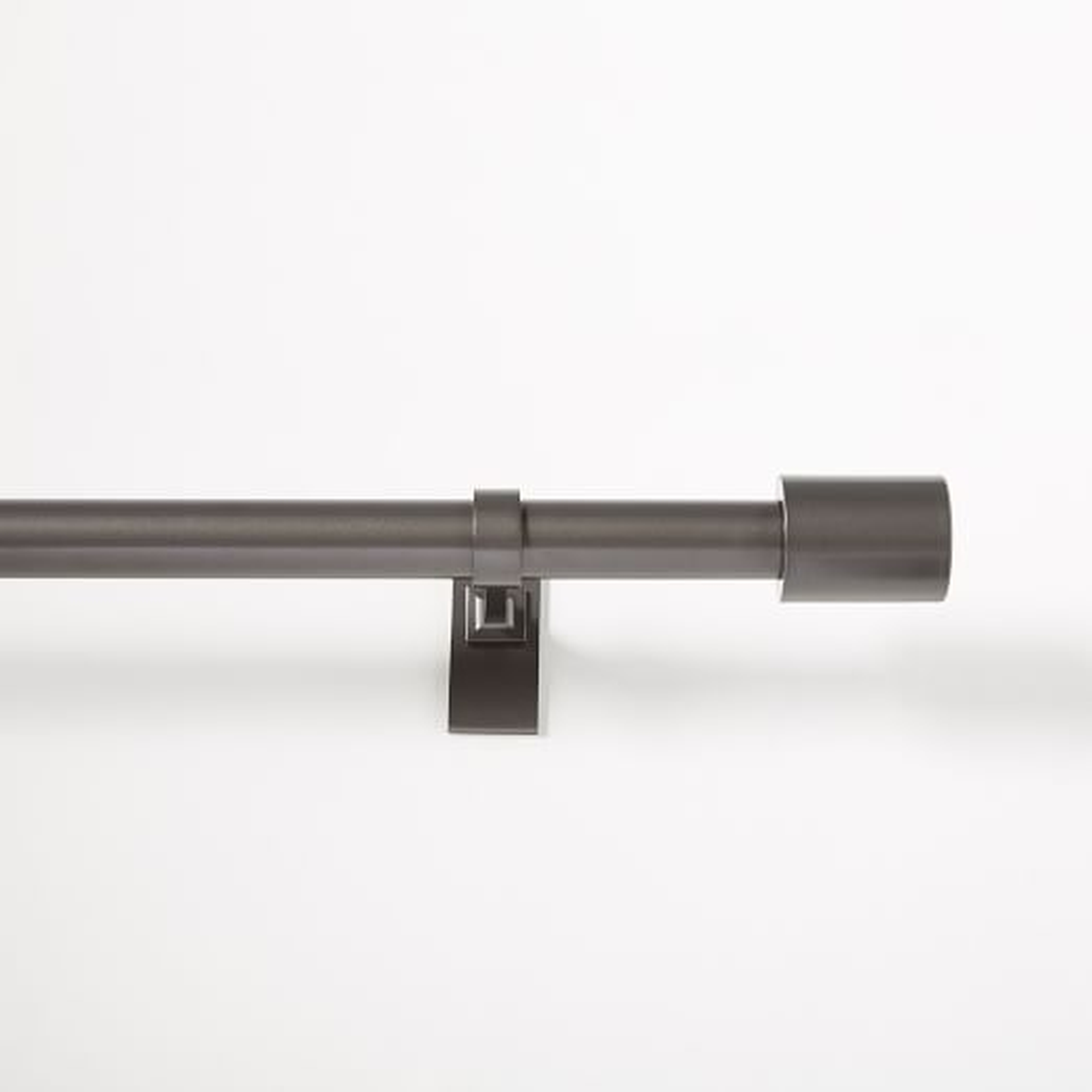 Oversized Adjustable Metal Rod - Gunmetal - 108" -144" - West Elm