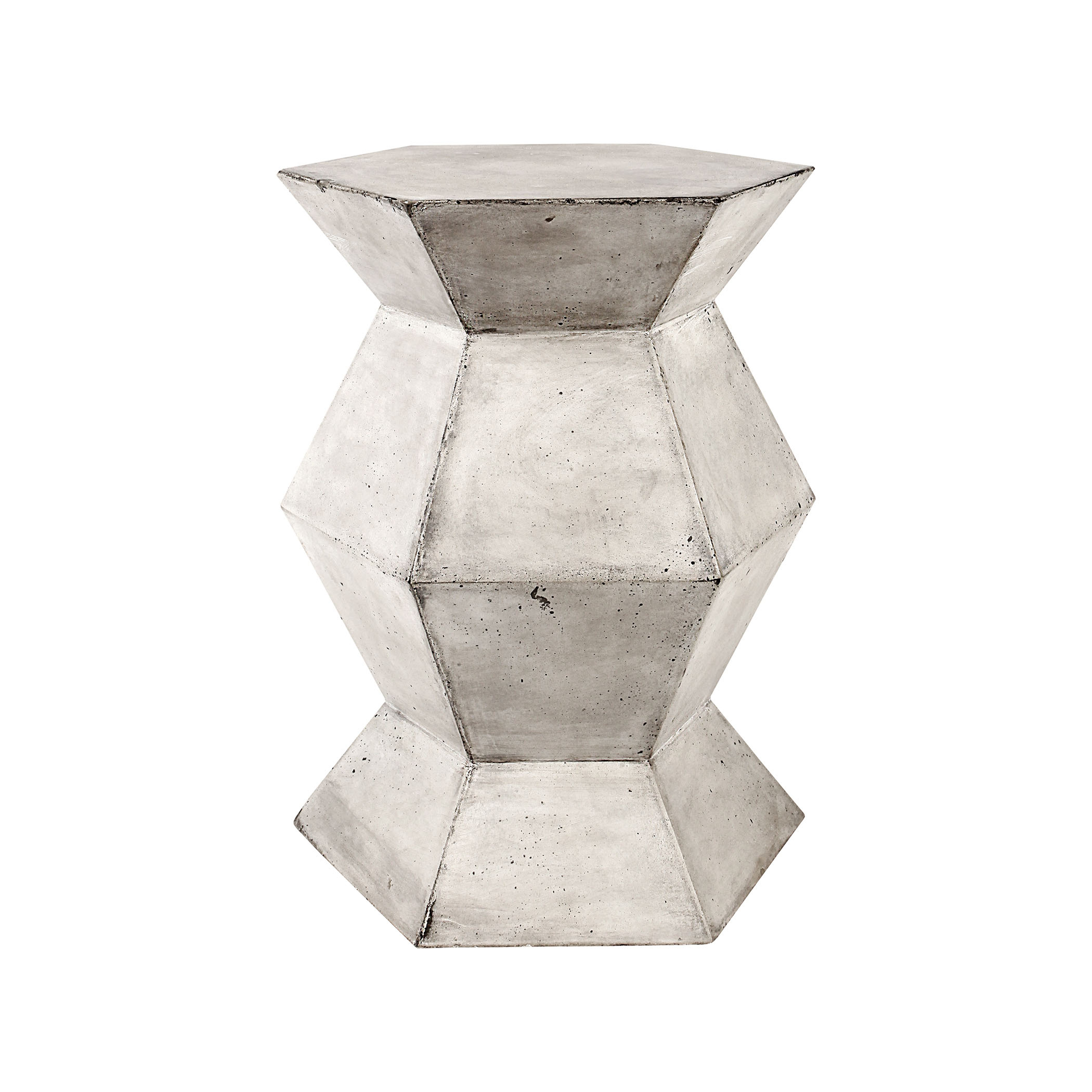 Flanery Accent Table In Polished Concrete - Elk Home