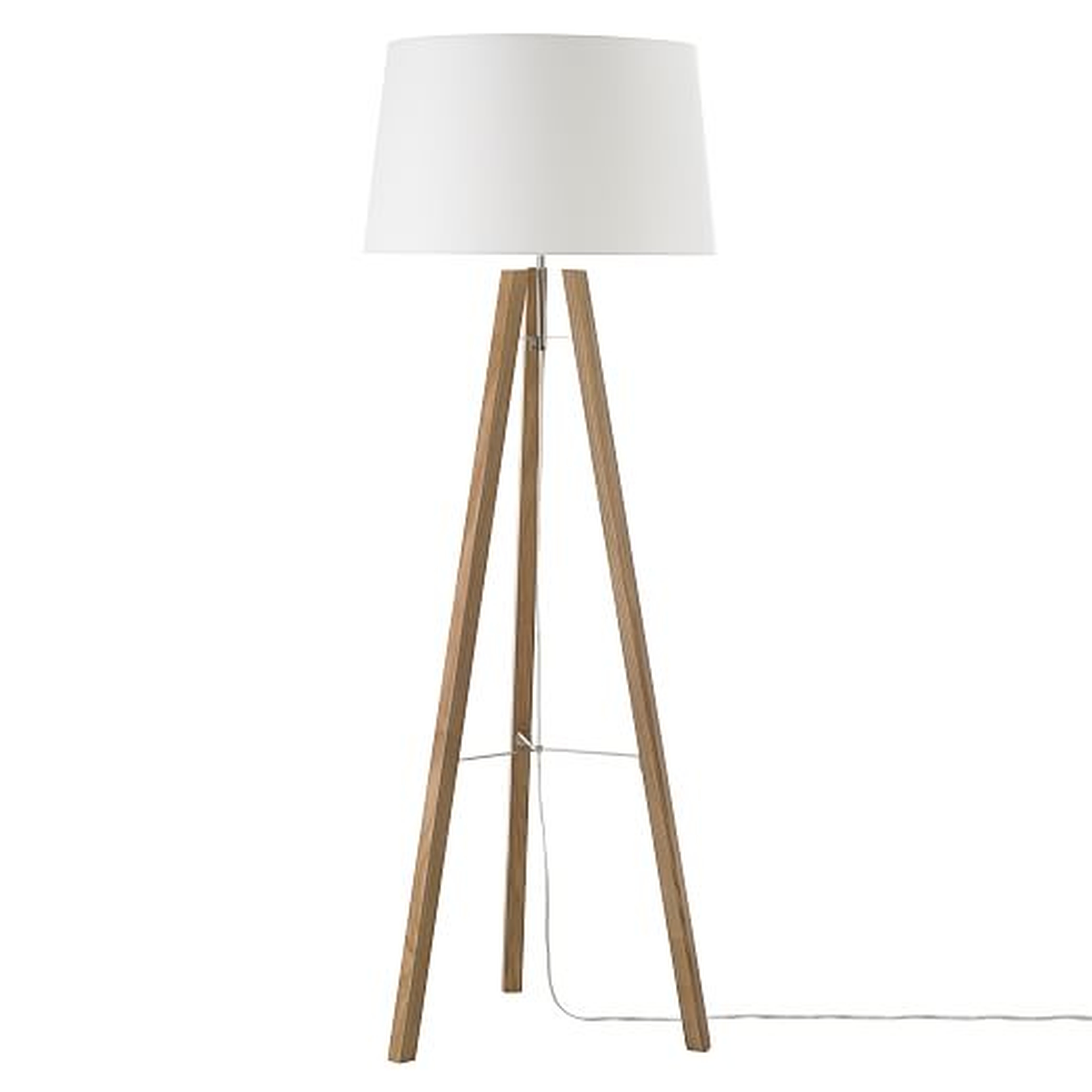 Tripod Wood Floor Lamp - West Elm