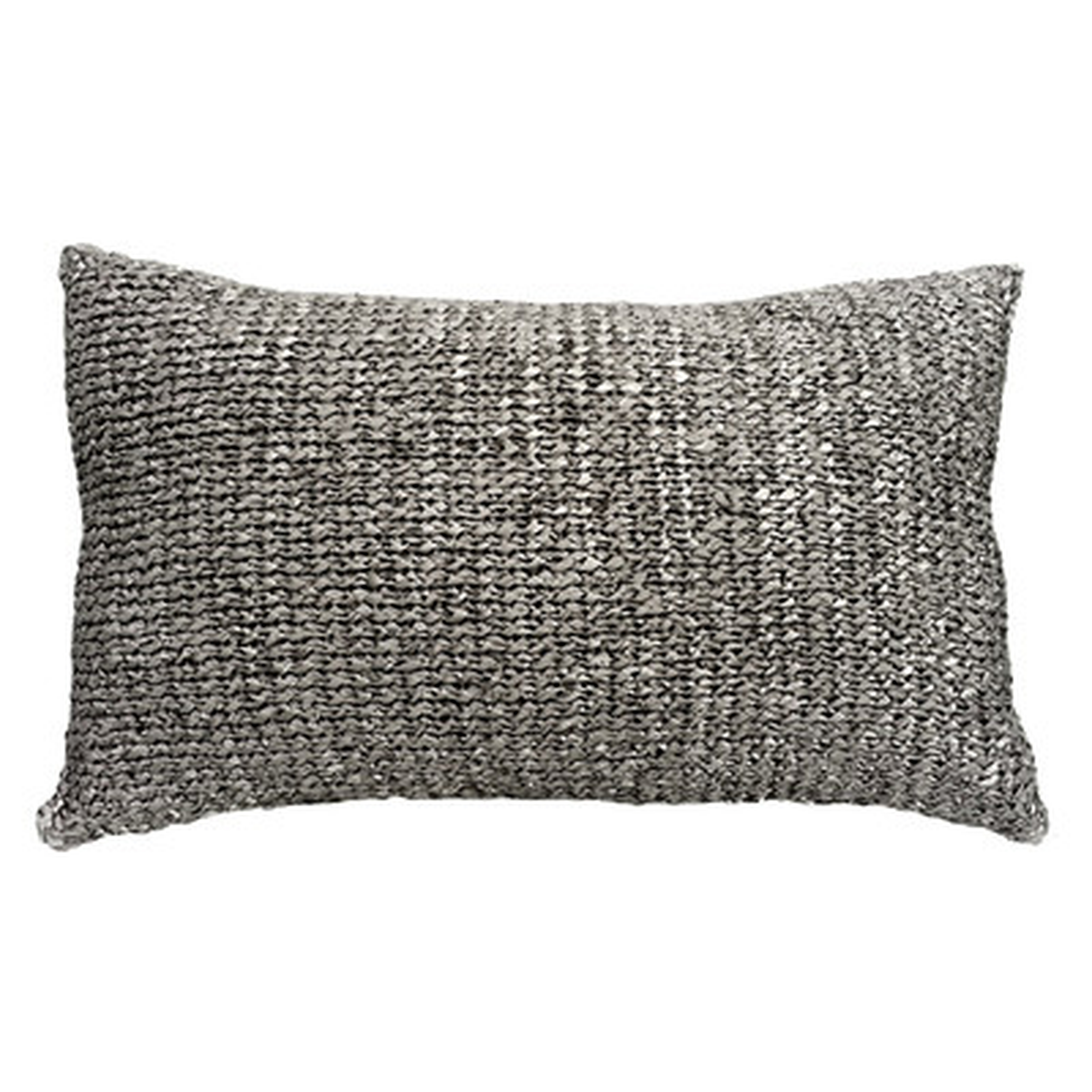 Knitted Ribbon Lumbar Pillow - Wayfair