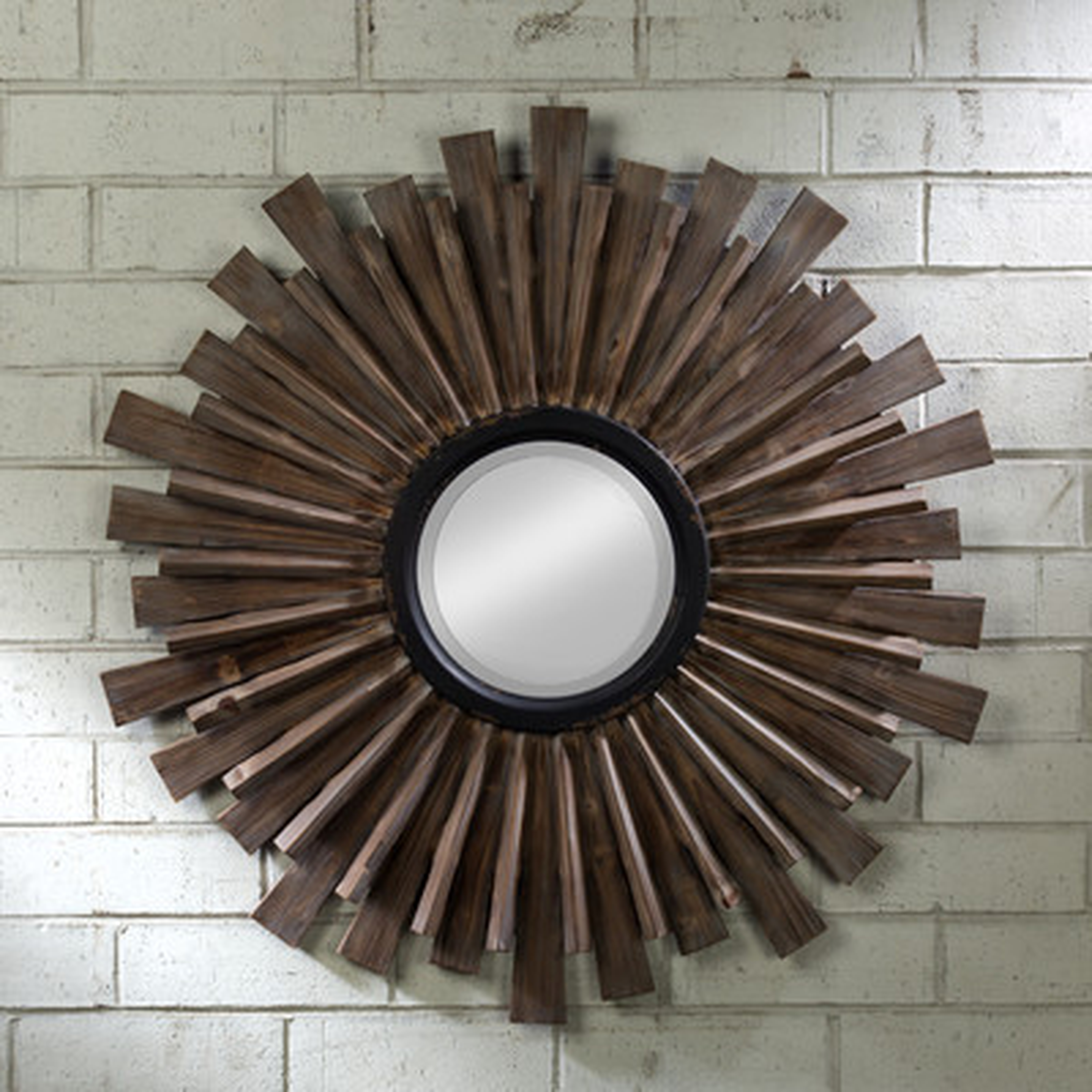 "Wood Wall Mirror" - Wayfair