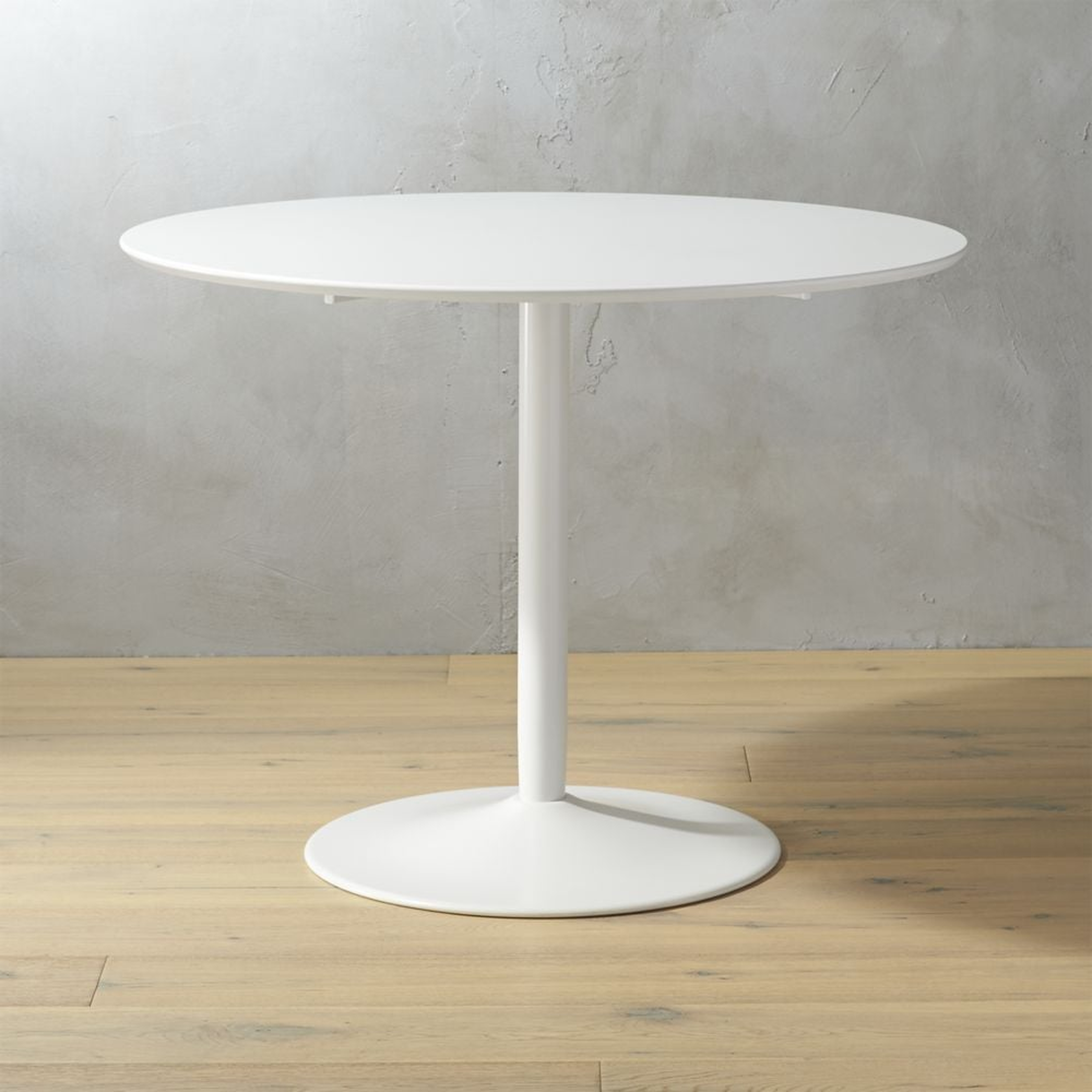 odyssey white dining table - CB2