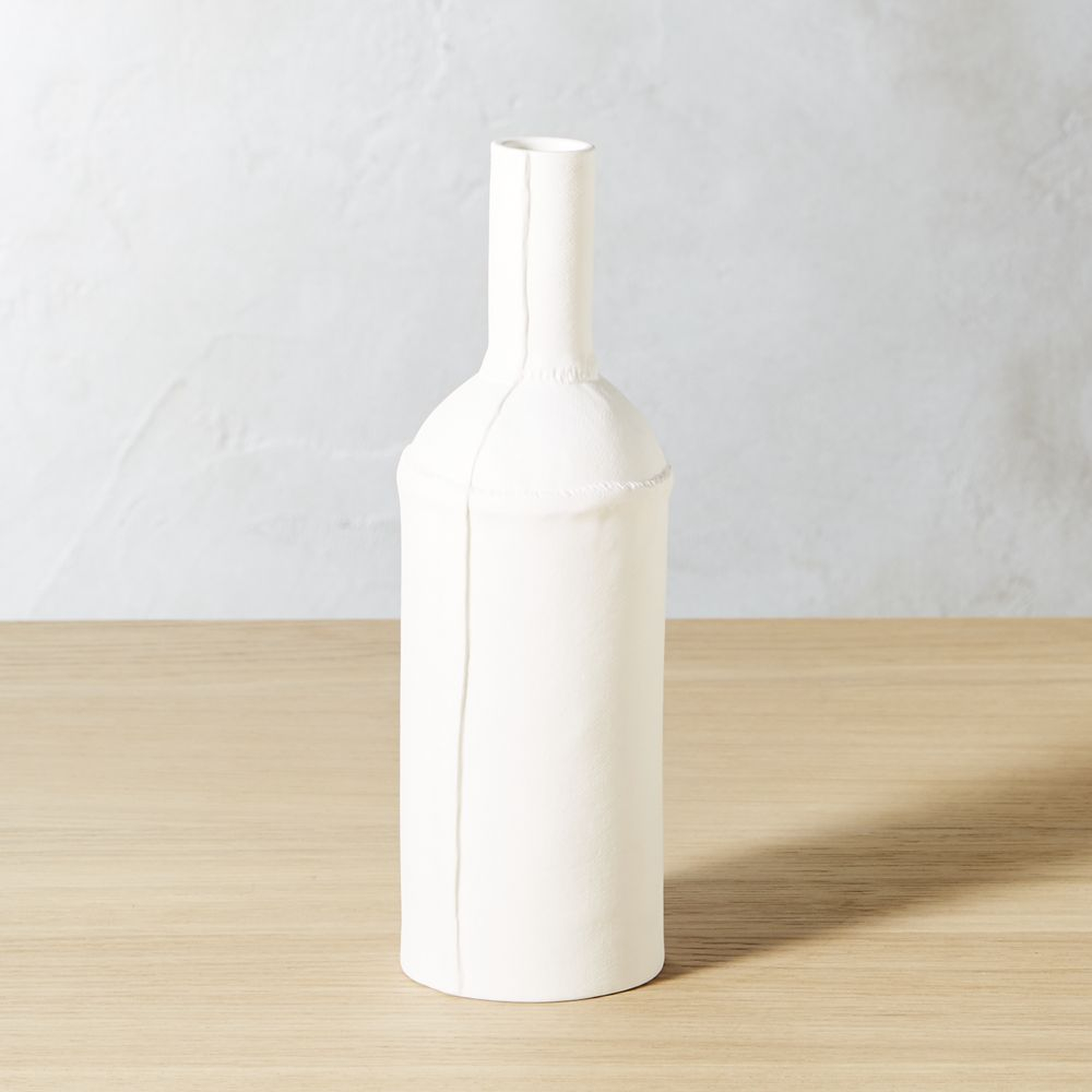 Bottle White Vase - CB2