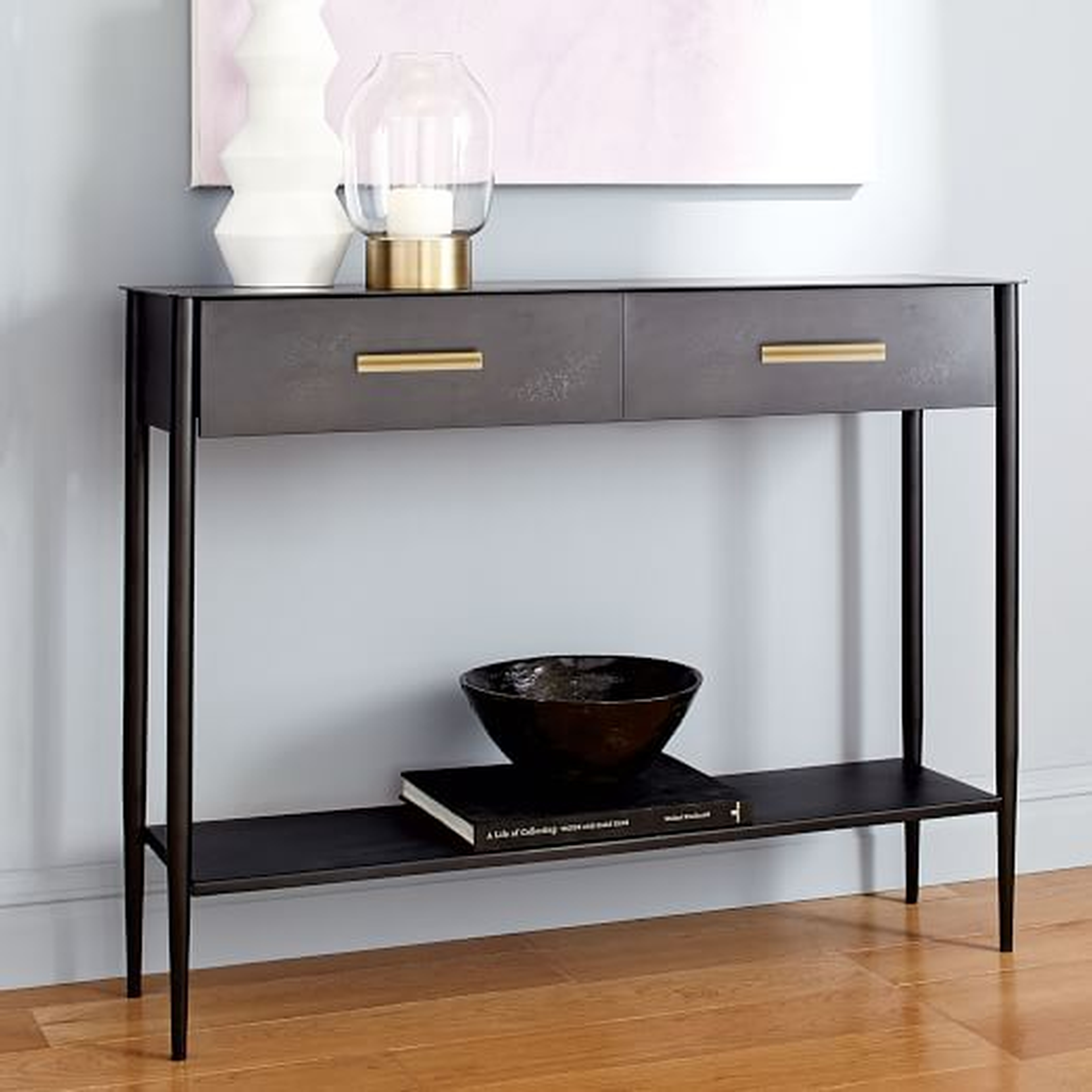 Metalwork Console - Hot-Rolled Steel Finish - West Elm