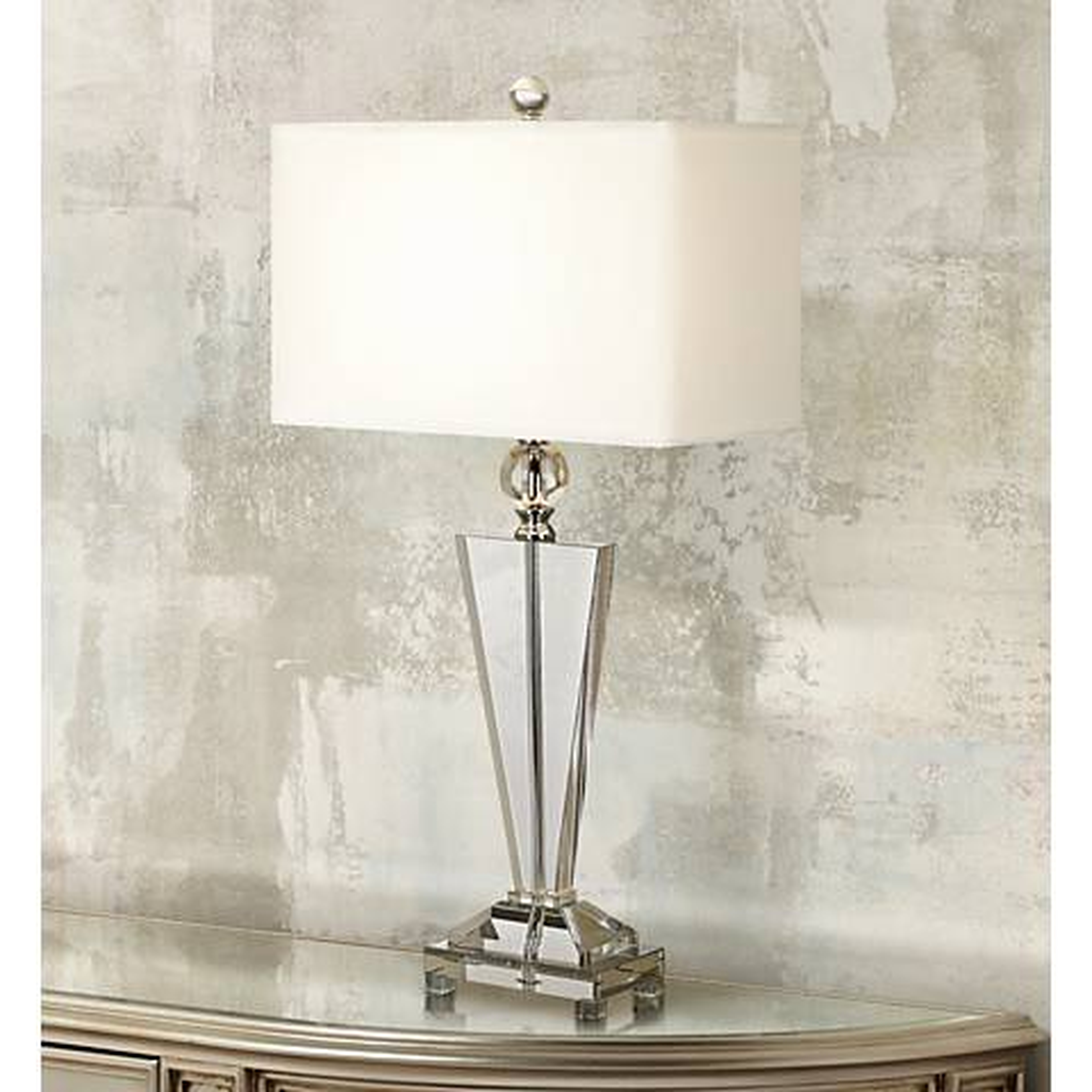 Vienna Full Spectrum Crystal Trophy Table Lamp - Lamps Plus