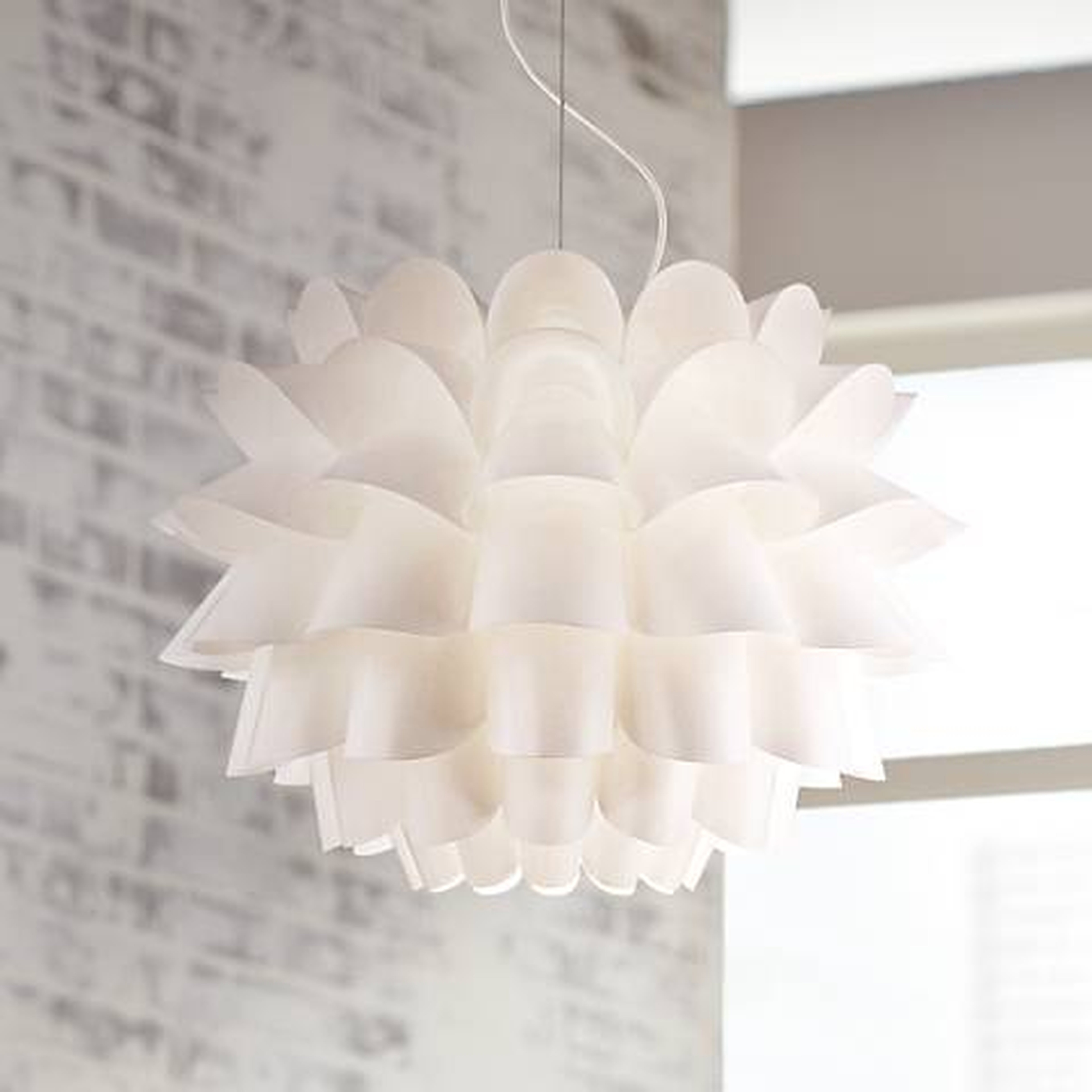 Possini Euro Design White Flower Pendant Chandelier - Lamps Plus