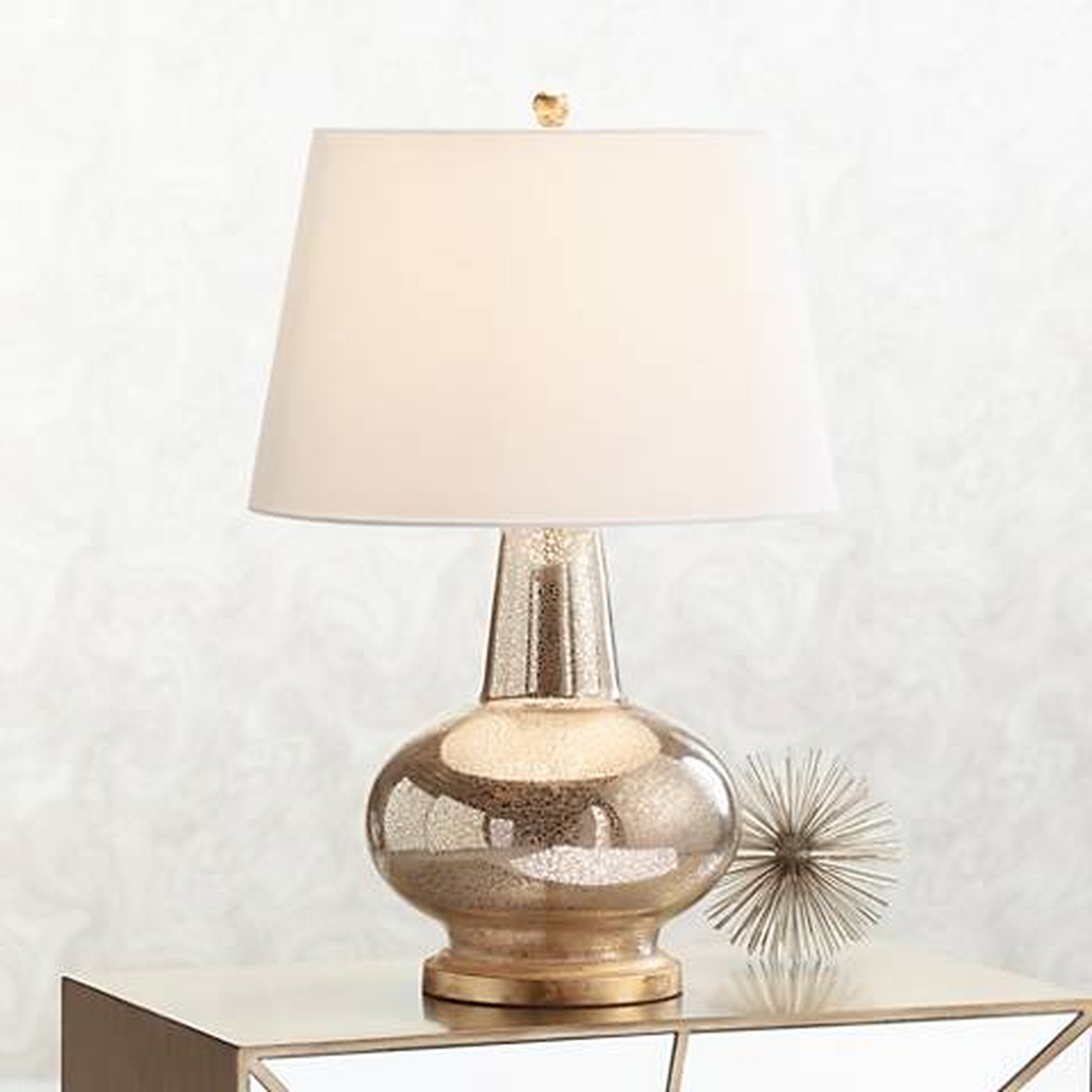 Errol Long Neck Gourd Mercury Glass Table Lamp - Lamps Plus