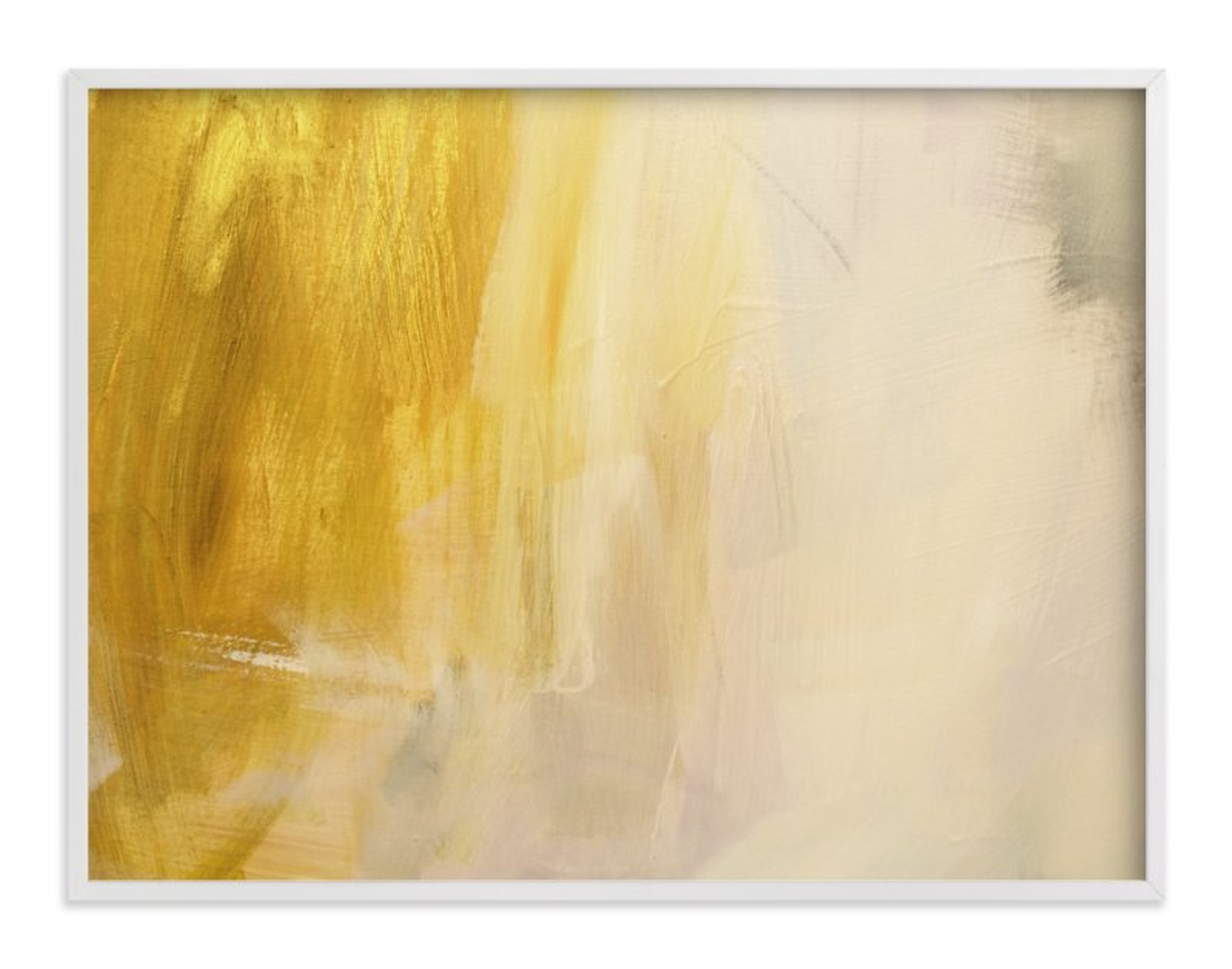 in gold -  24" X 18" - Minted