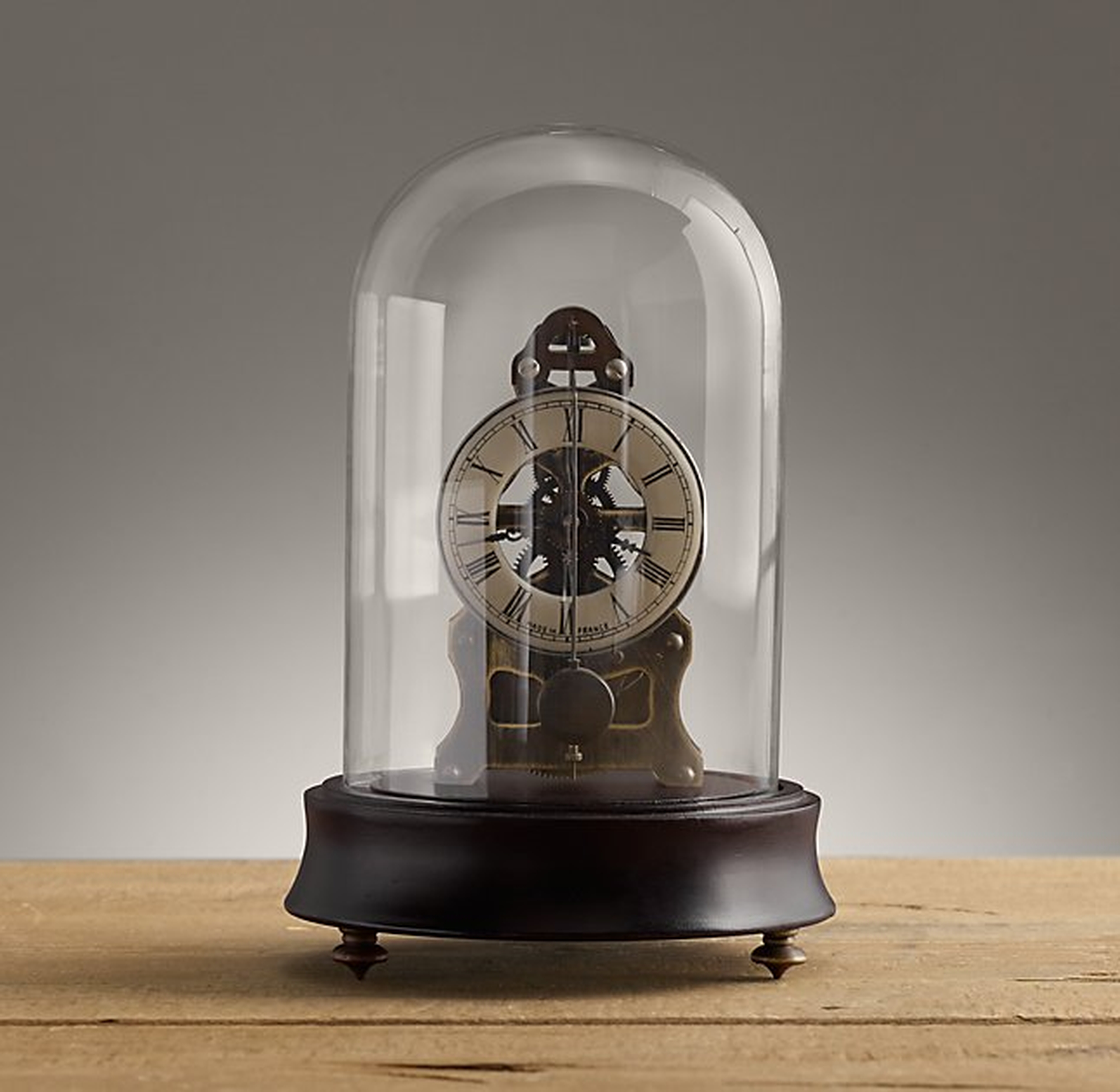 Circa 1900 French Pendulum Ornamental Cloche Clock - RH