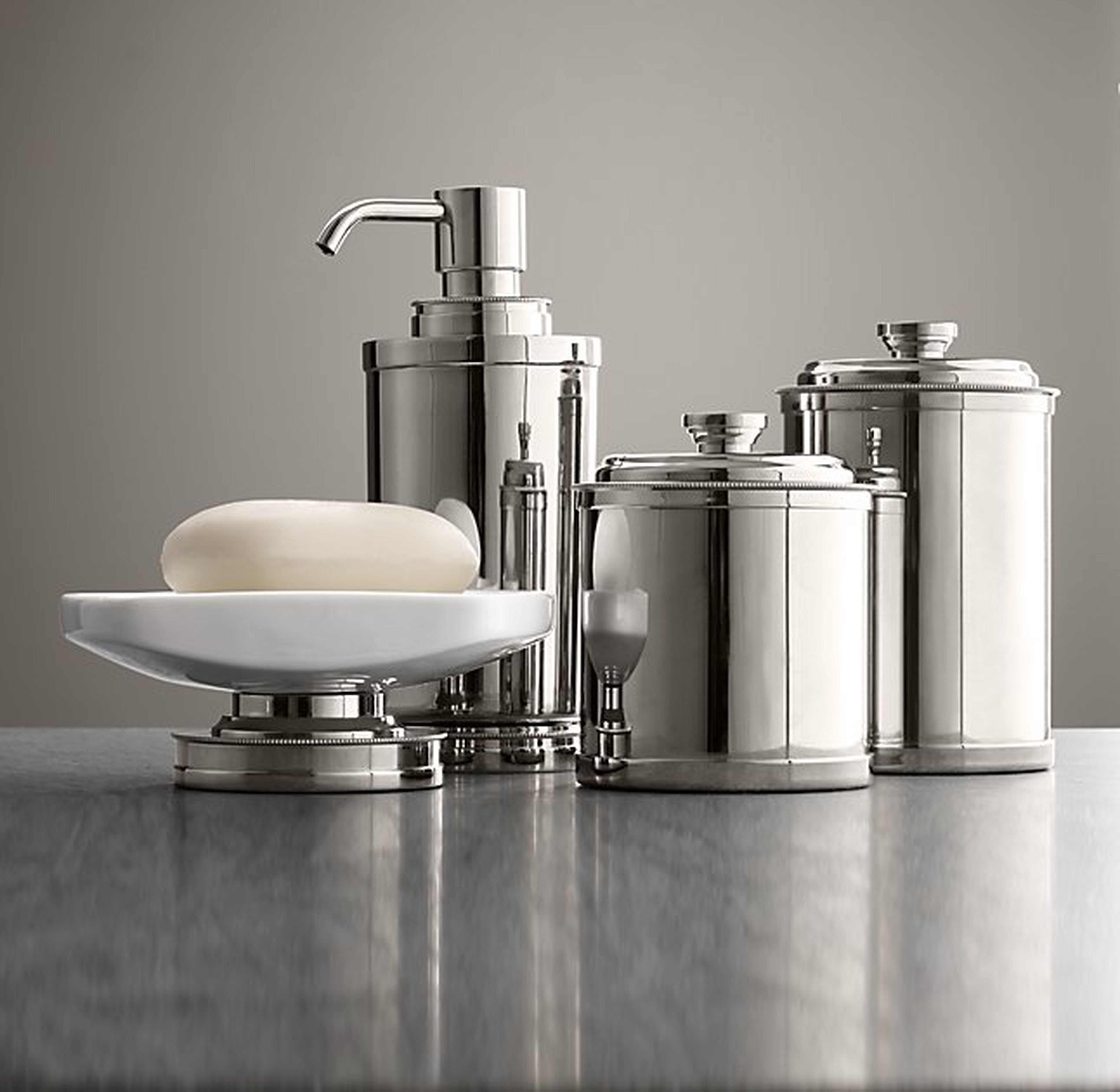 ASBURY BATH ACCESSORIES- Small canister - RH