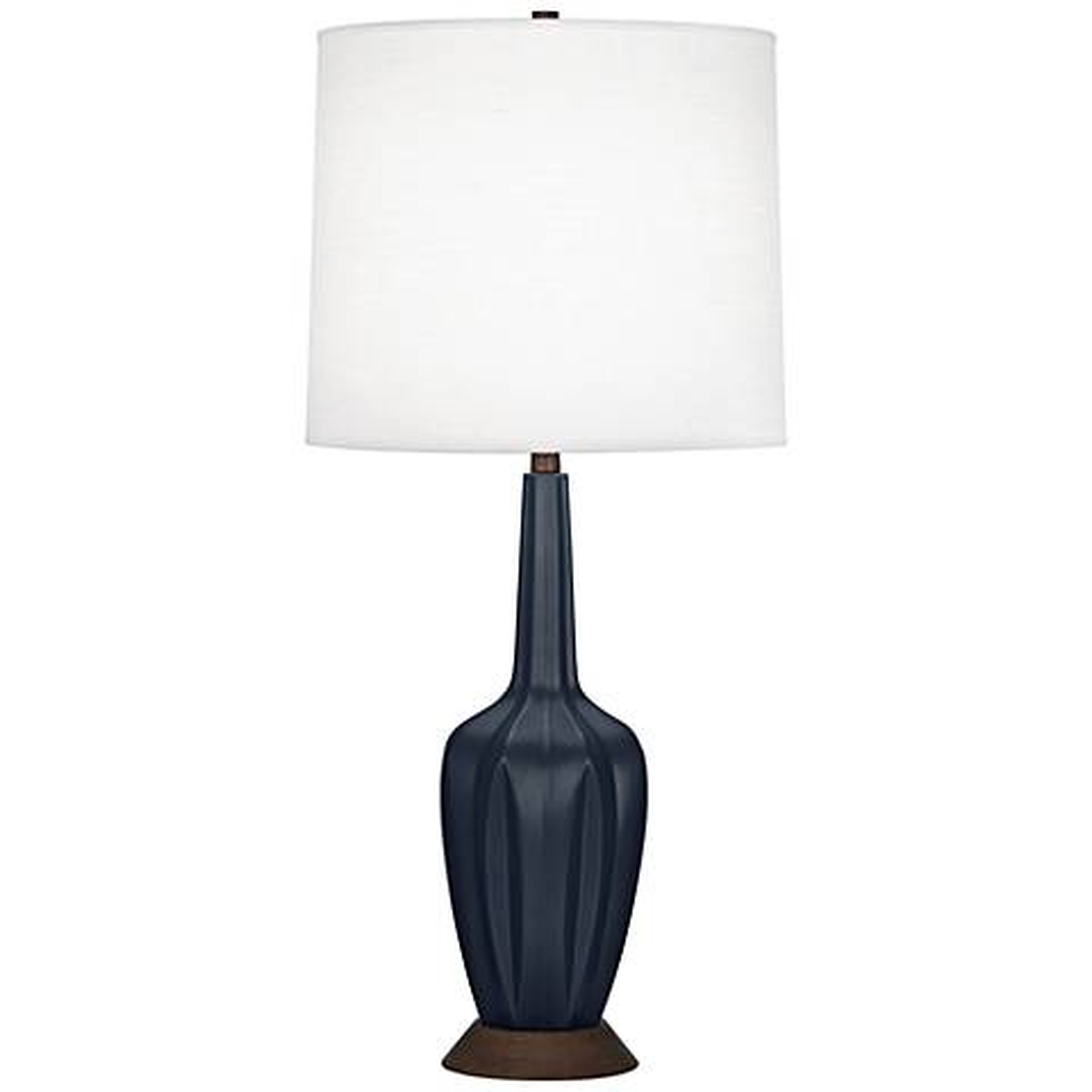 Robert Abbey Cecilia Tall Midnight Blue Table Lamp - Lamps Plus