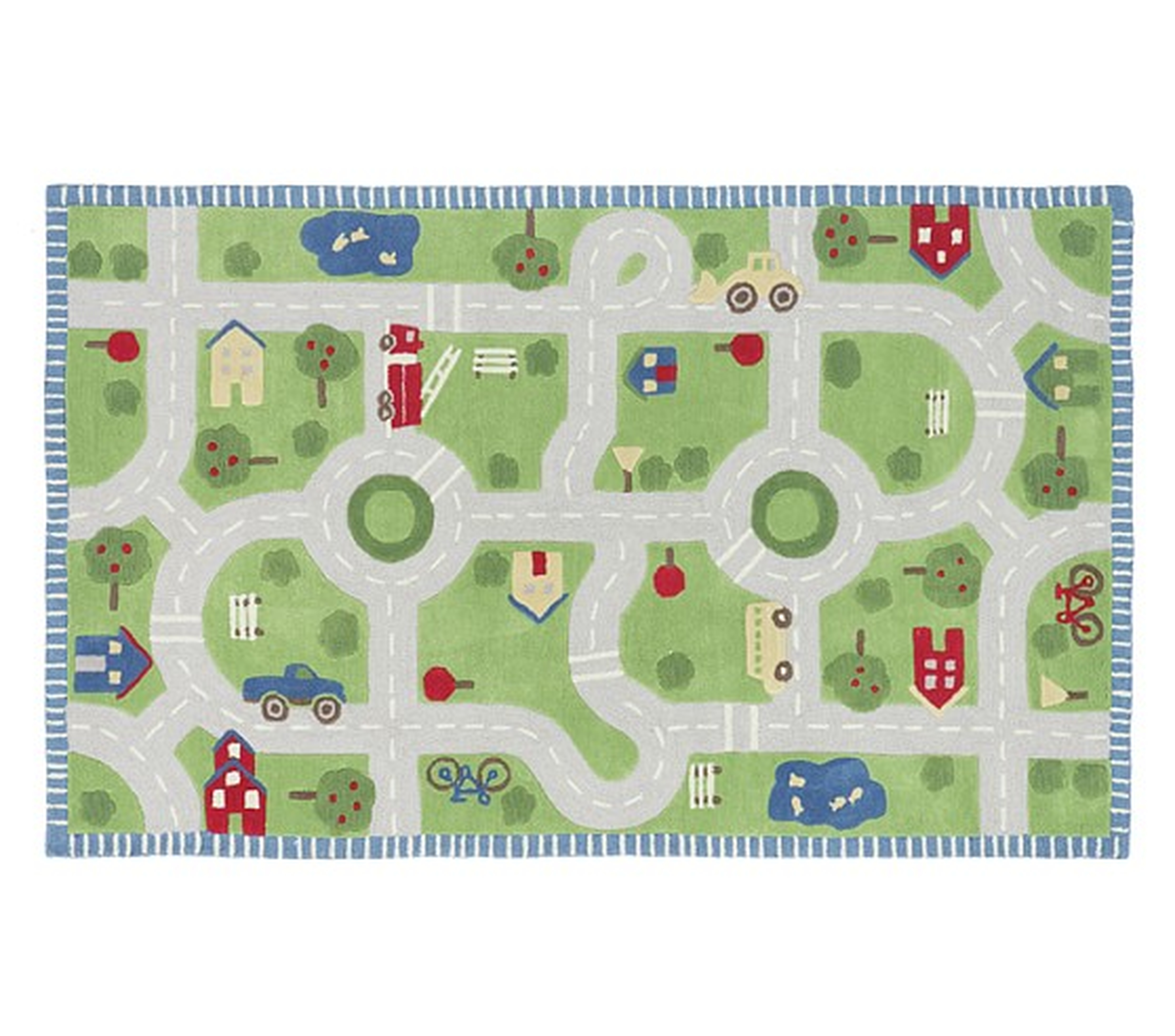 3D Activity Play in the Park Rug, 5x8' - Pottery Barn Kids