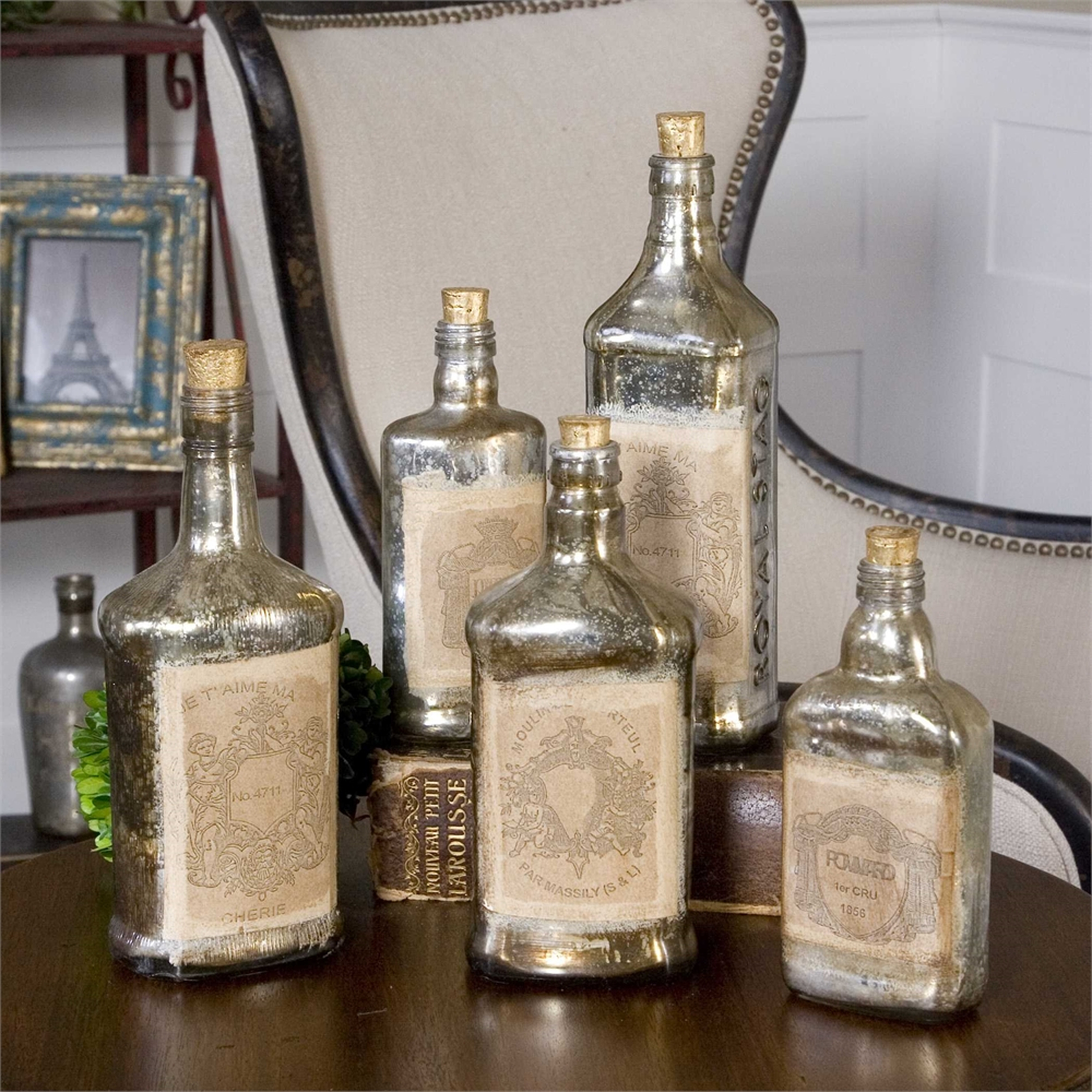 Recycled Bottles, S/5 - Hudsonhill Foundry