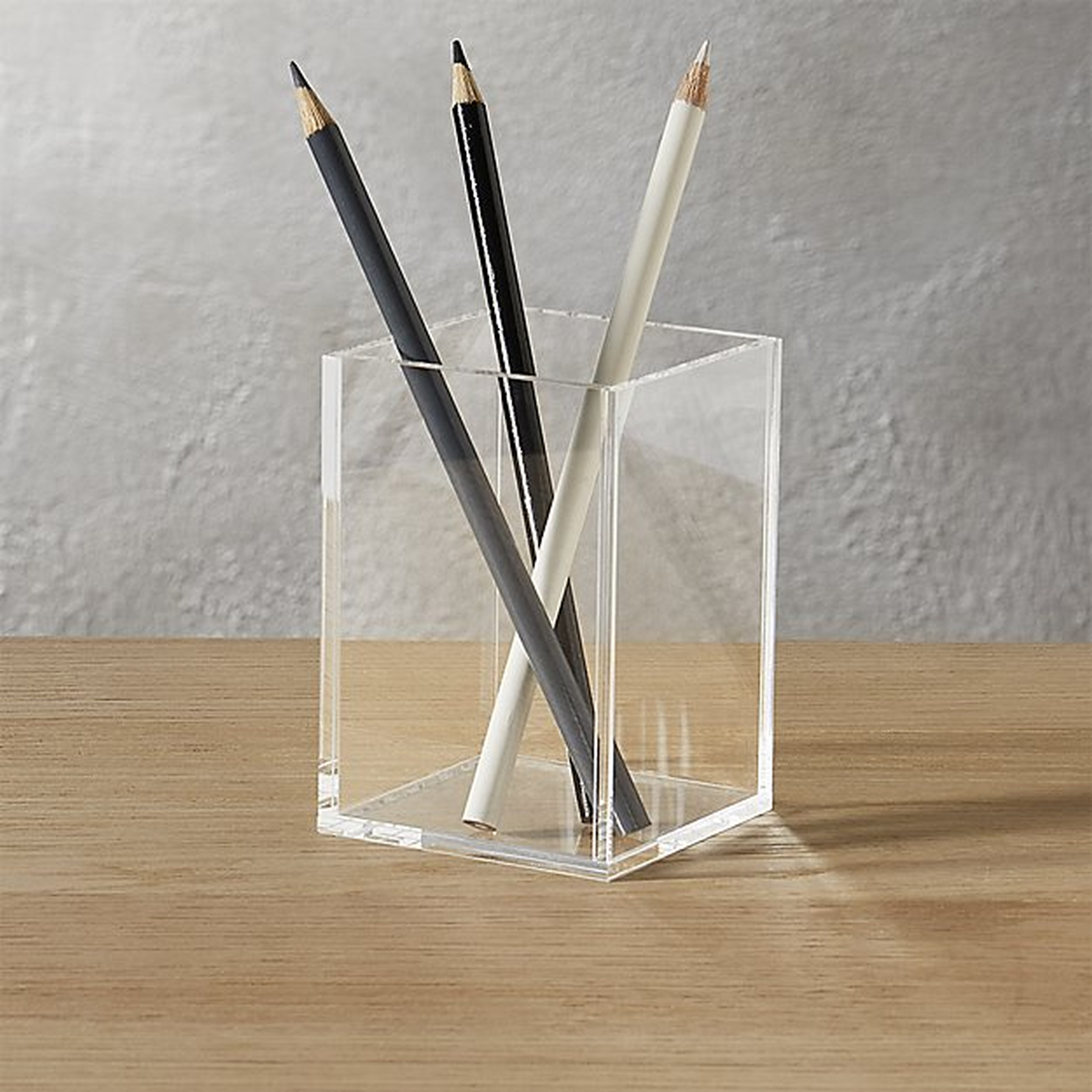 acrylic pencil cup - CB2