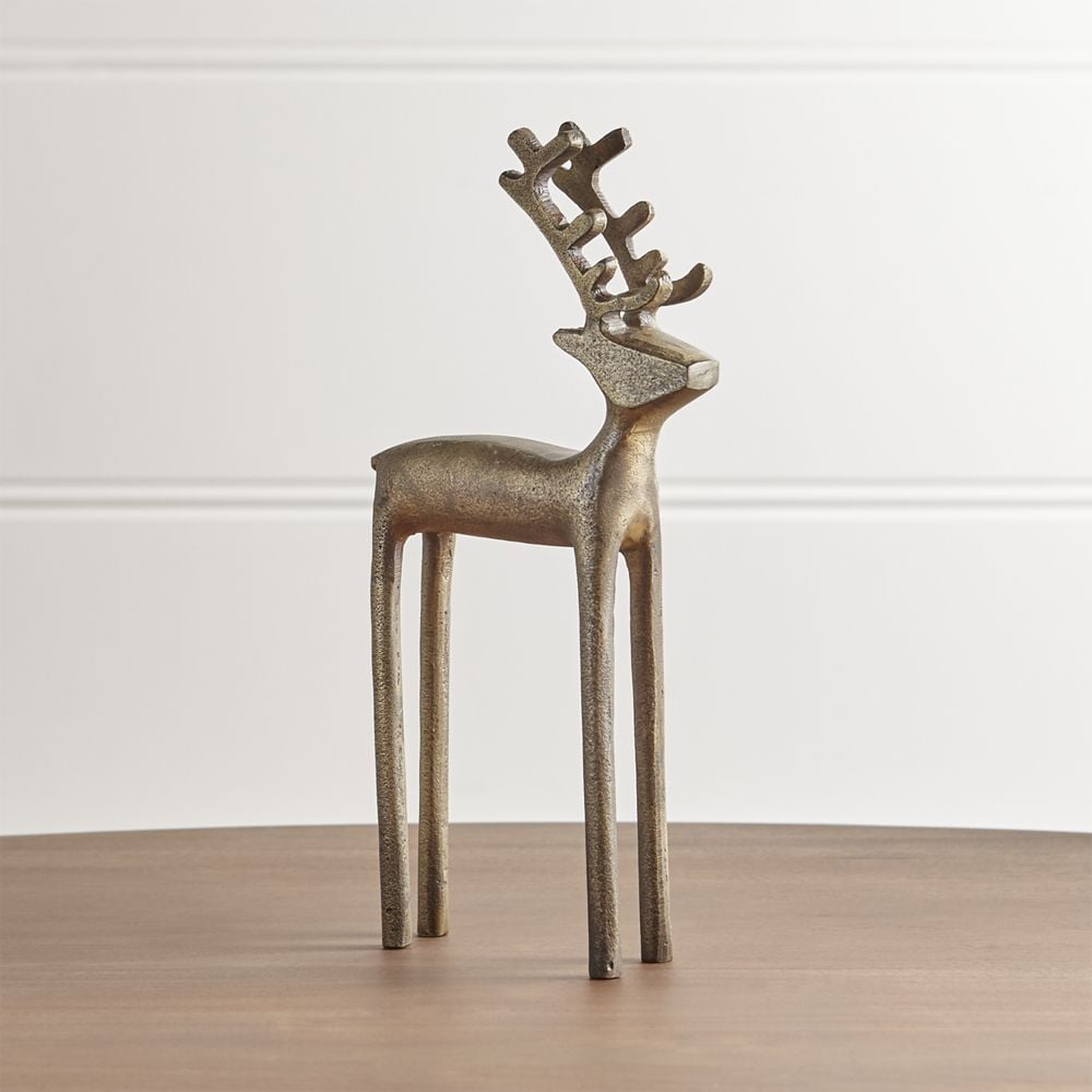 10.5" Brass Reindeer - Crate and Barrel