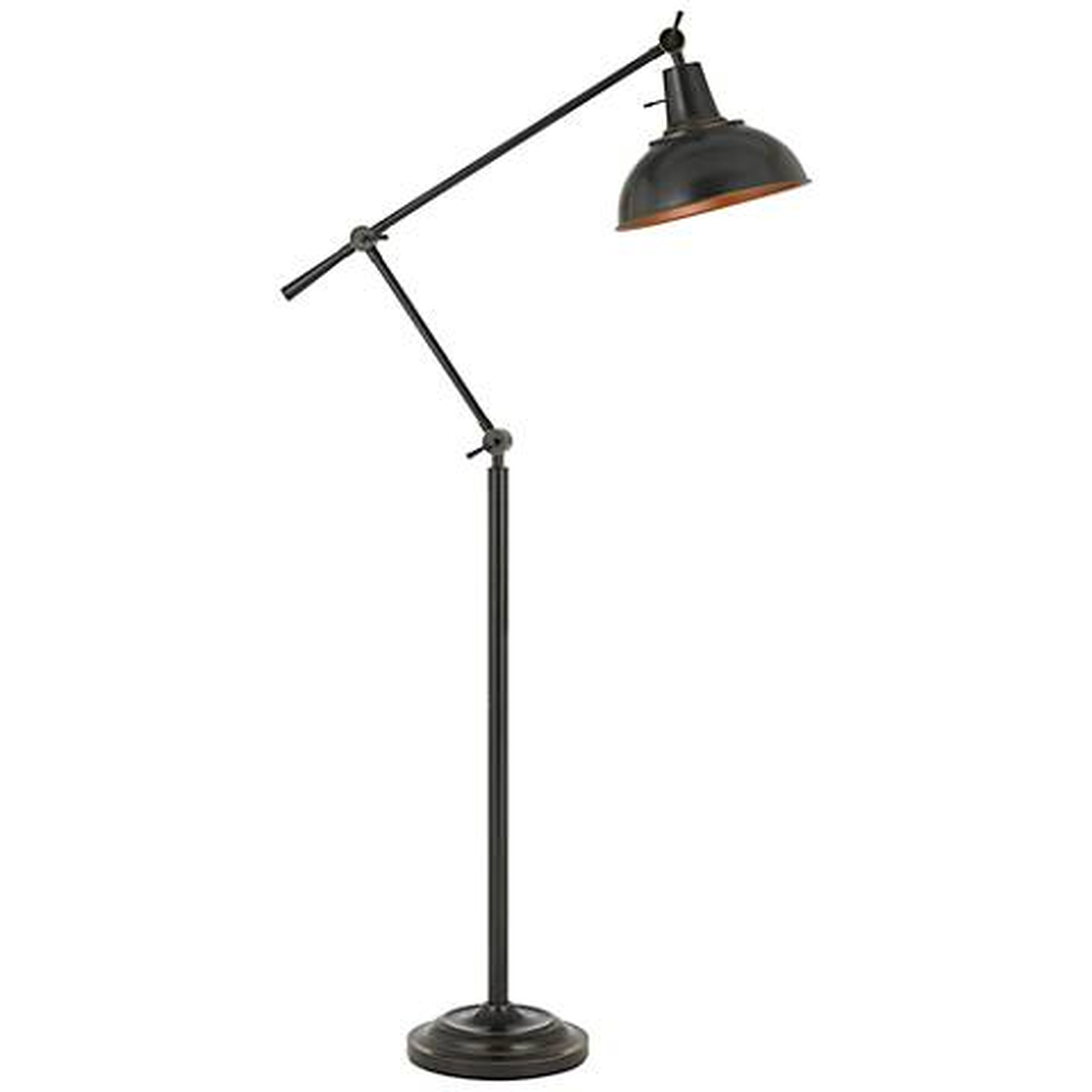 Eupen Dark Bronze Adjustable Linear Floor Lamp - Lamps Plus