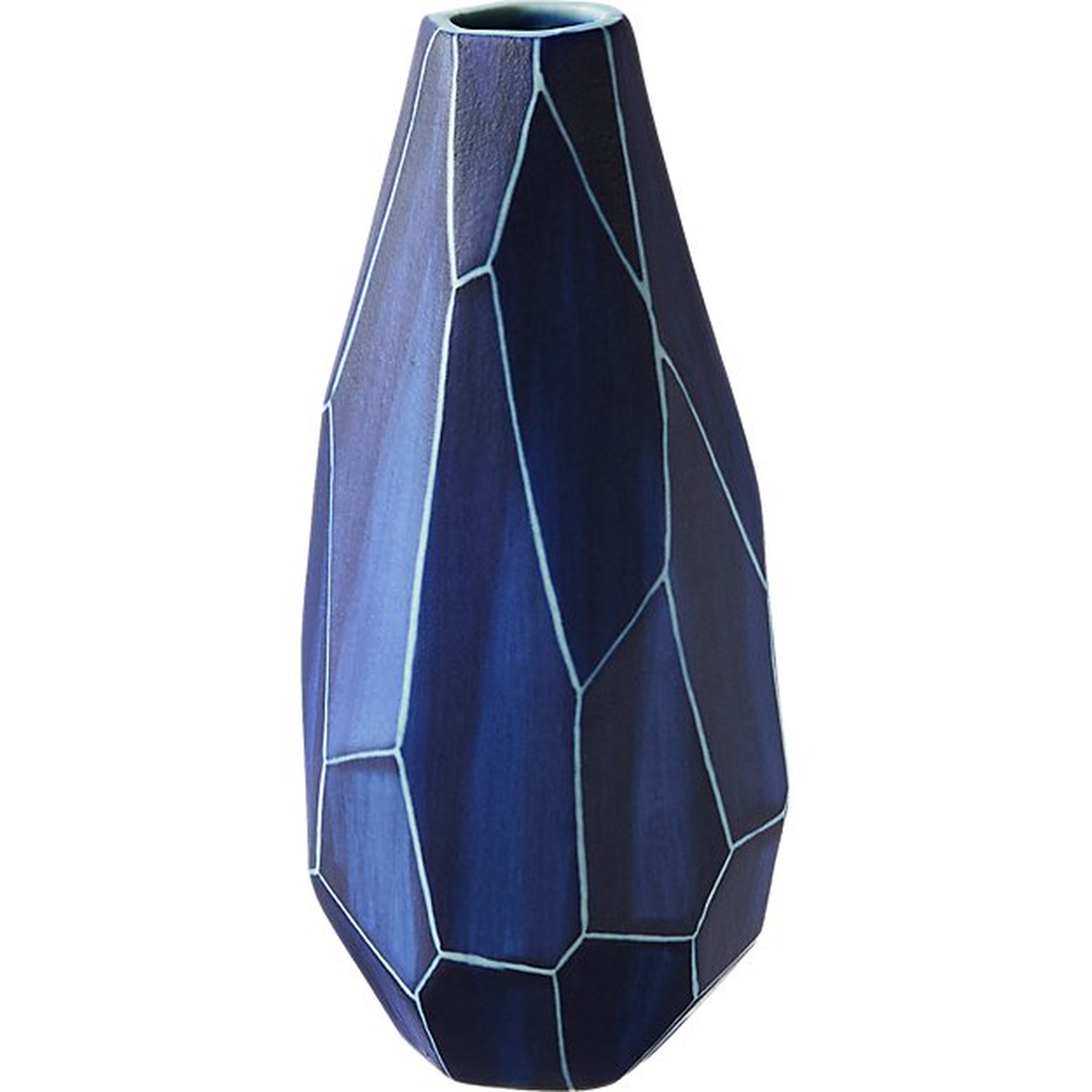 Dawson Blue Vase - CB2
