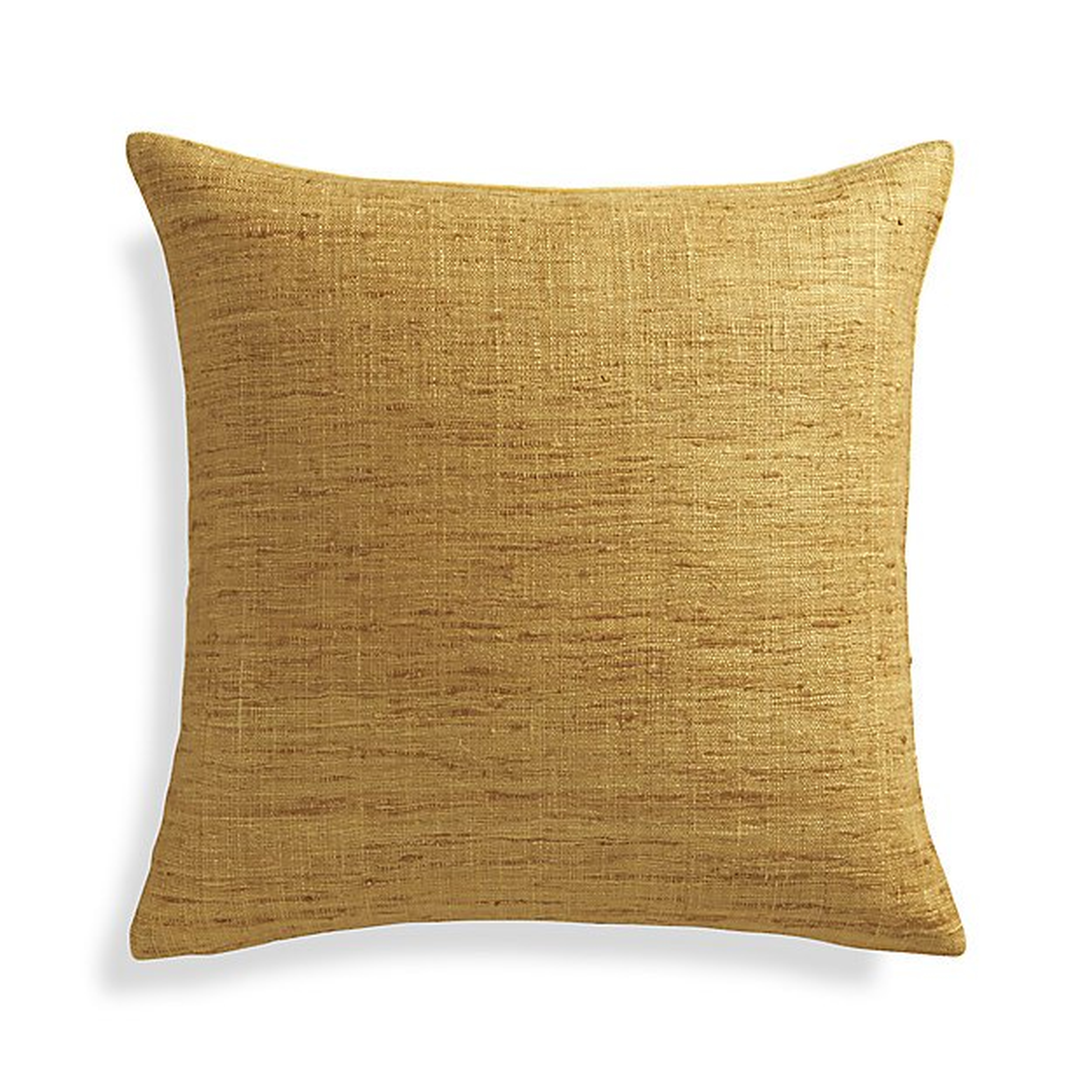 Trevino Sunflower Yellow 20" Pillow Cover - Crate and Barrel