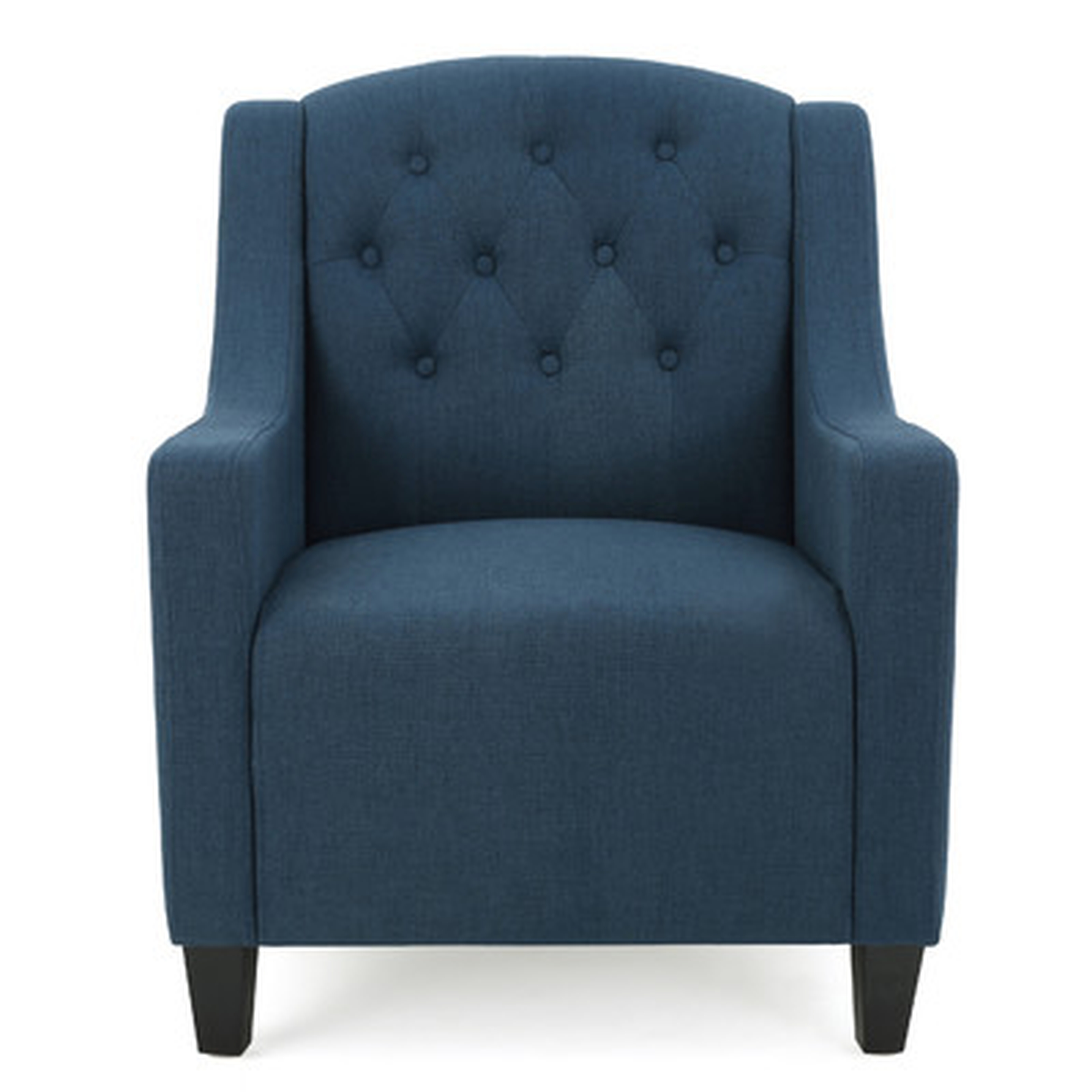 Decker Tufted Armchair / Dark Blue - Wayfair